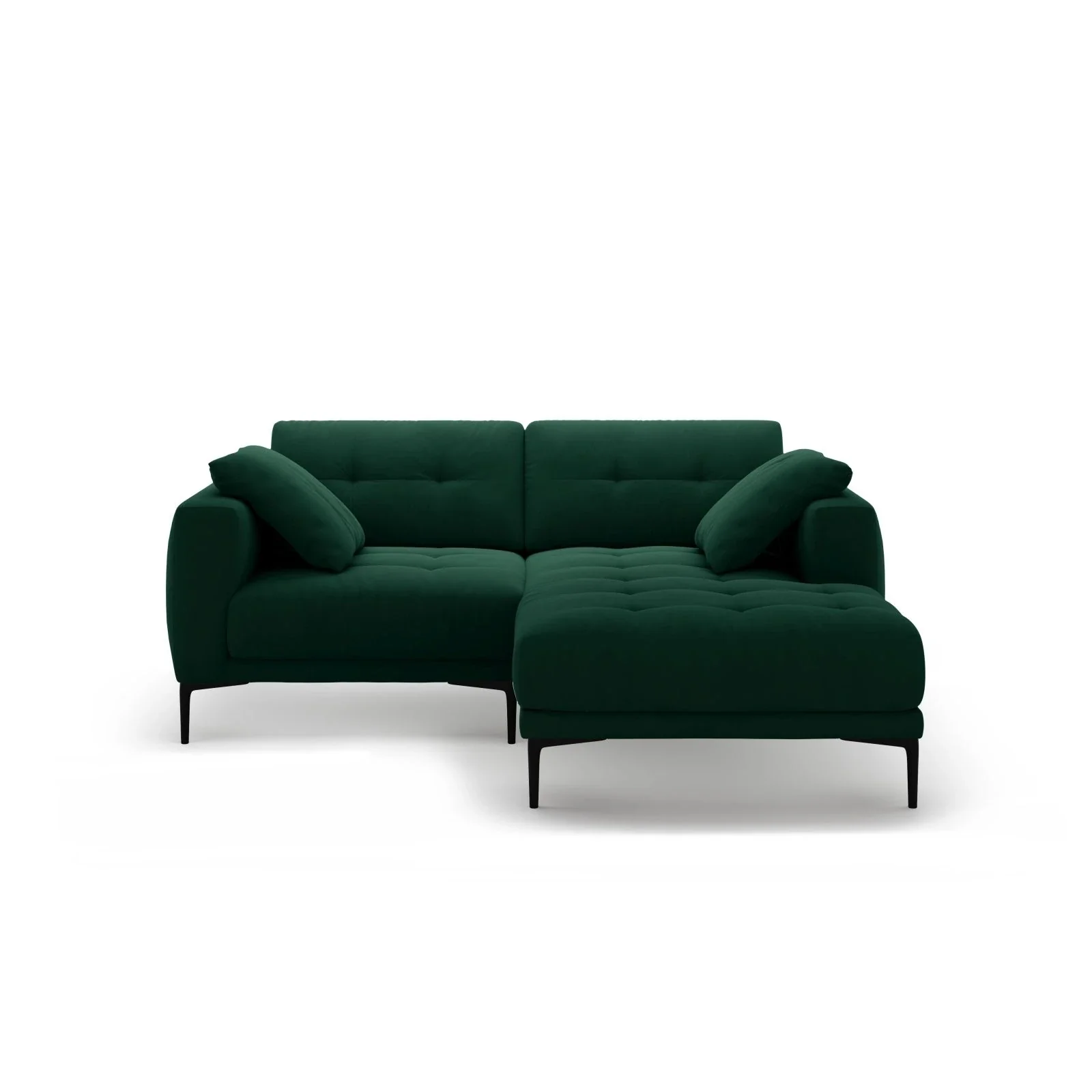 Bemy Ecksofa Rechts aus Samt oder Strukturstoff, 205x174 cm - Image 37