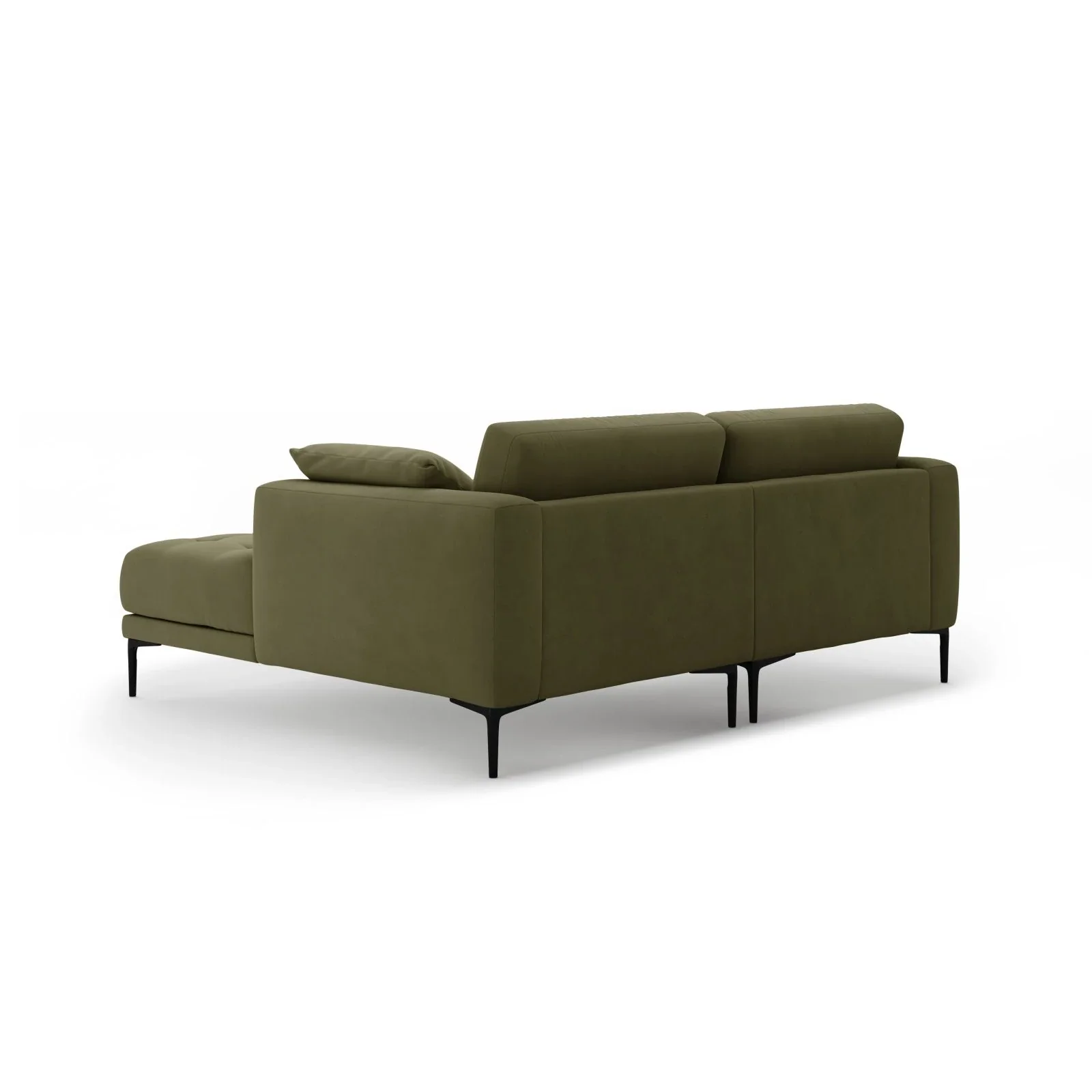Bemy Ecksofa Rechts aus Samt oder Strukturstoff, 205x174 cm - Image 43