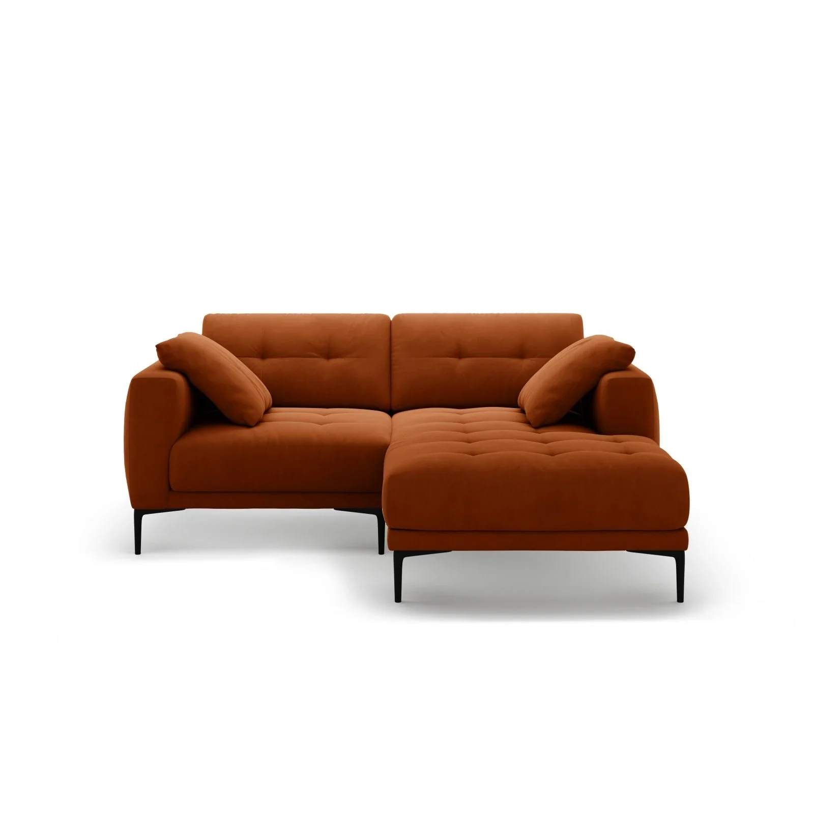 Bemy Ecksofa Rechts aus Samt oder Strukturstoff, 205x174 cm - Image 49