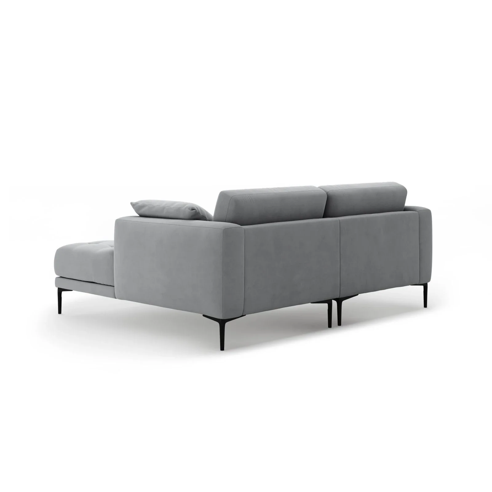 Bemy Ecksofa Rechts aus Samt oder Strukturstoff, 205x174 cm - Image 55