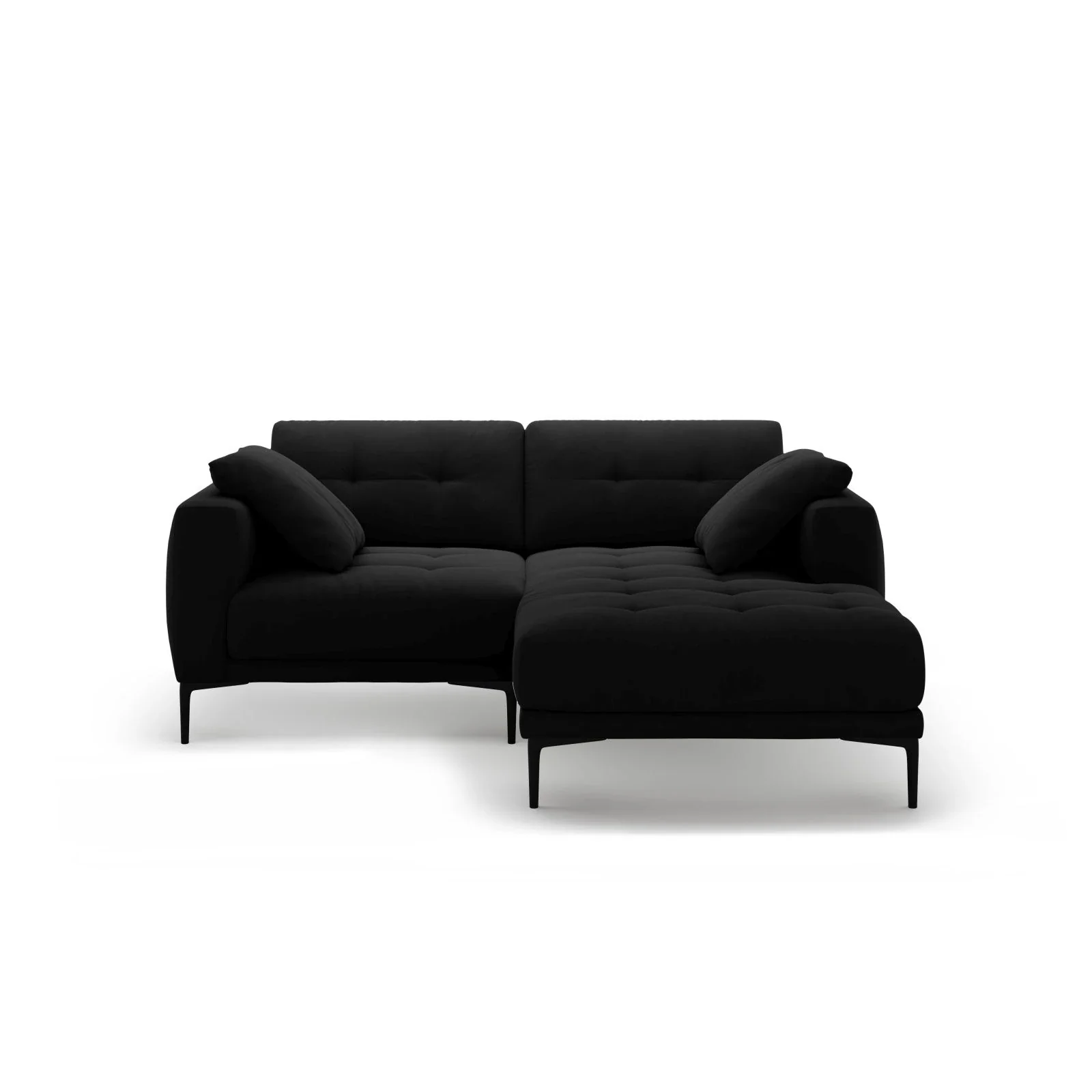 Bemy Ecksofa Rechts aus Samt oder Strukturstoff, 205x174 cm - Image 57