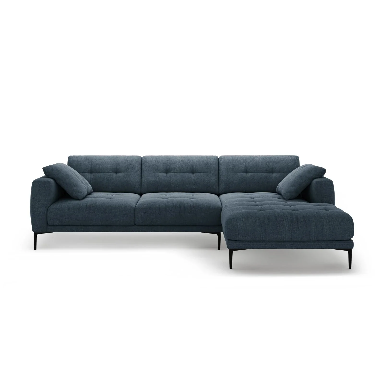 Bemy Ecksofa Rechts aus Samt oder Strukturstoff, 295x174 cm - Image 19