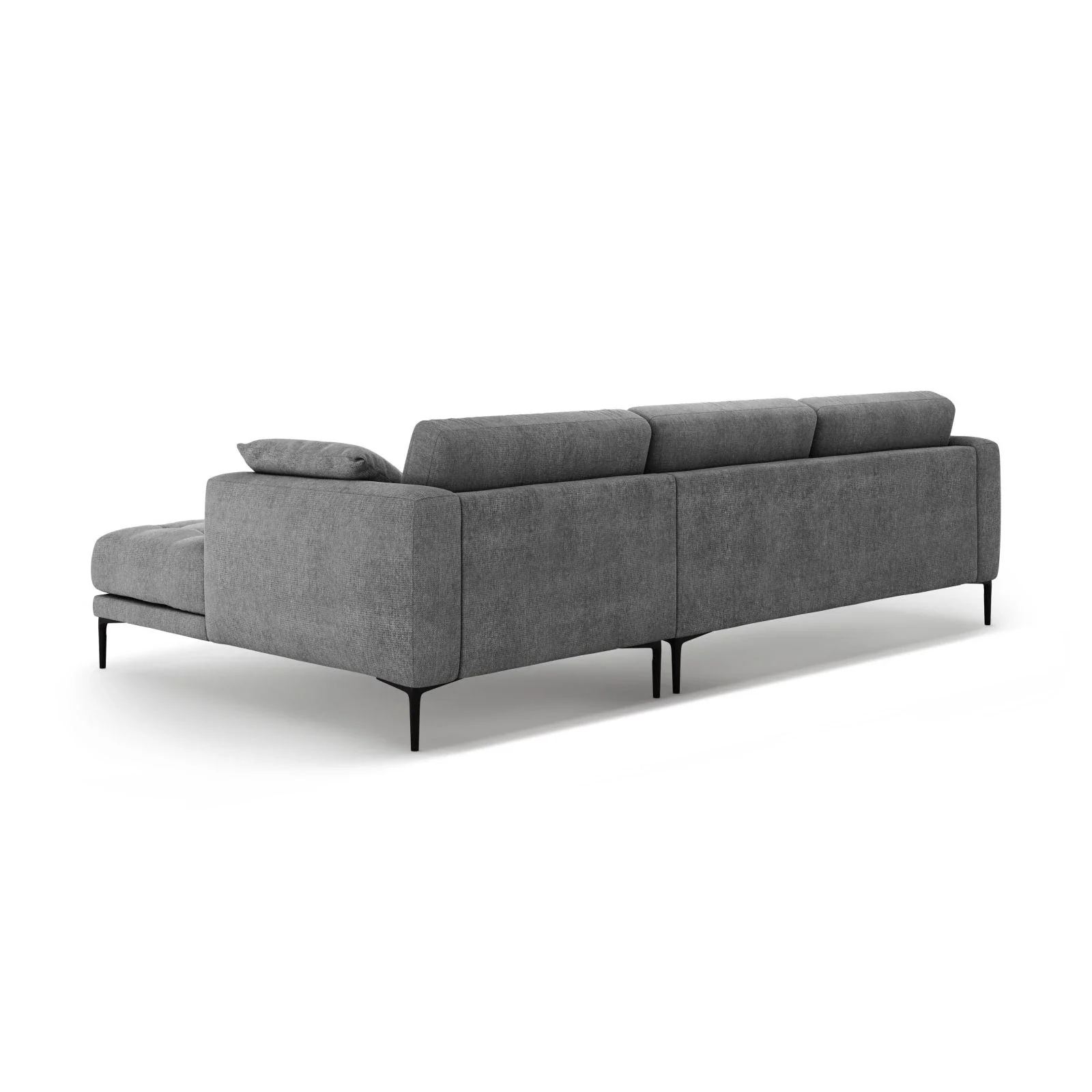 Bemy Ecksofa Rechts aus Samt oder Strukturstoff, 295x174 cm - Image 25