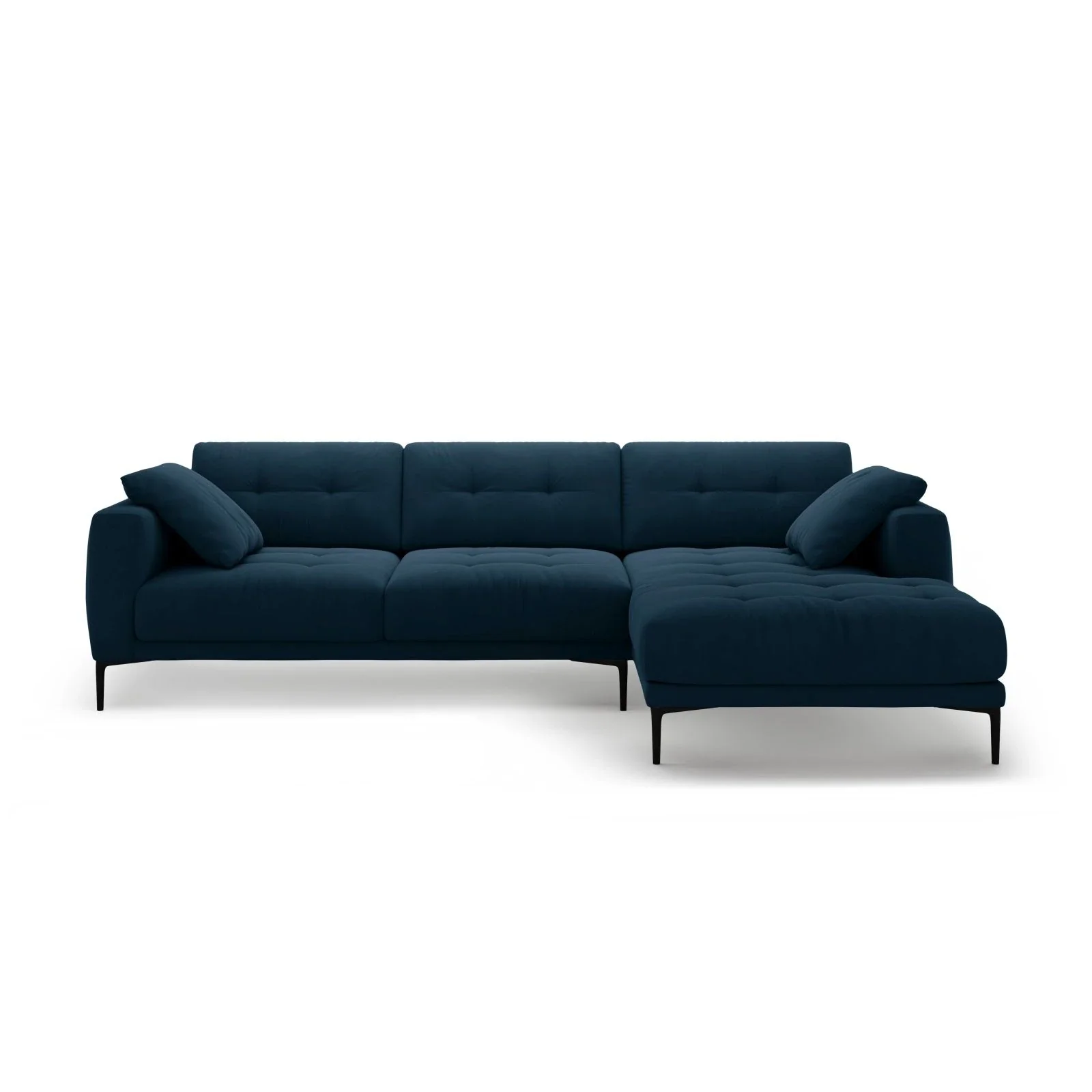 Bemy Ecksofa Rechts aus Samt oder Strukturstoff, 295x174 cm - Image 35