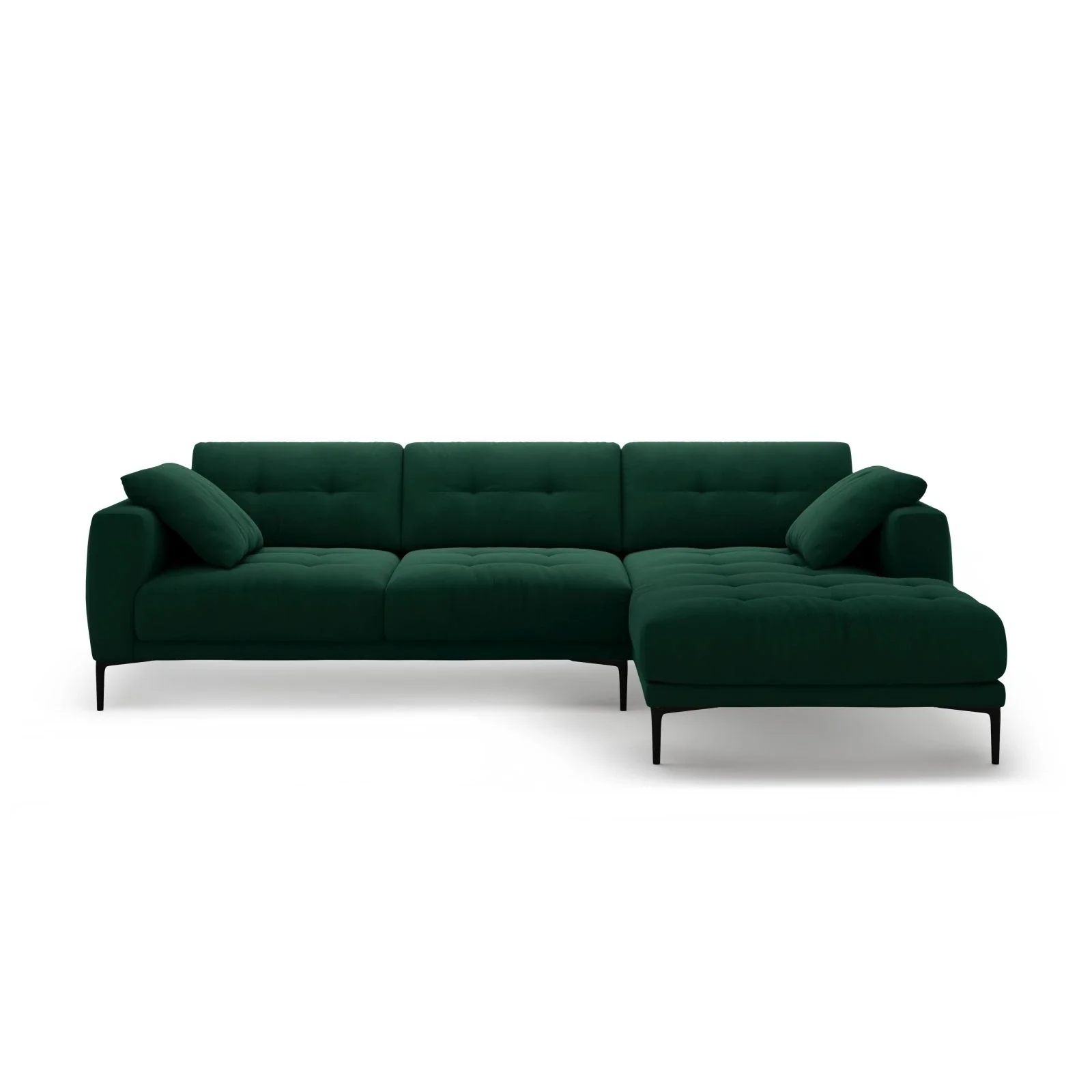 Bemy Ecksofa Rechts aus Samt oder Strukturstoff, 295x174 cm - Image 39