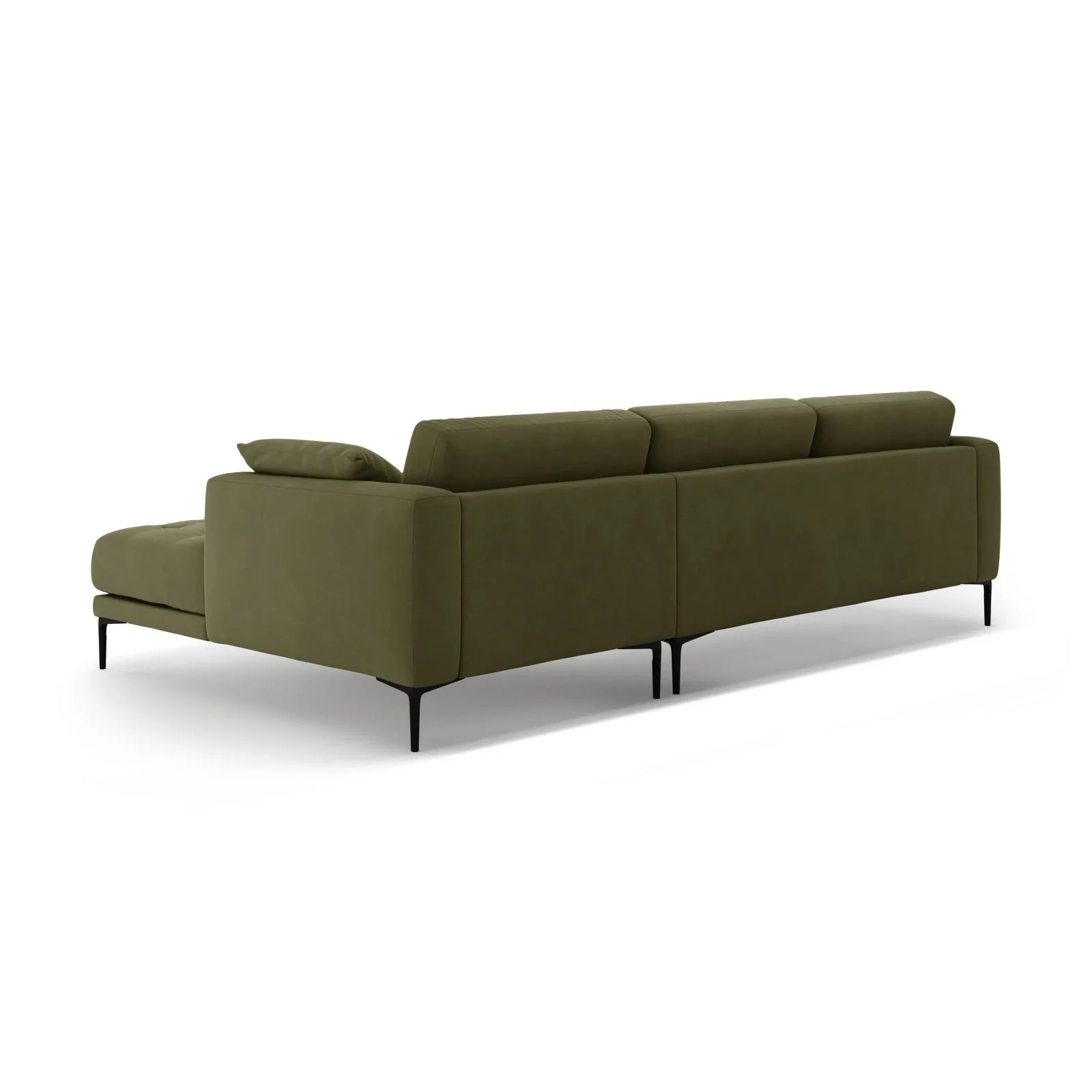 Bemy Ecksofa Rechts aus Samt oder Strukturstoff, 295x174 cm - Image 45