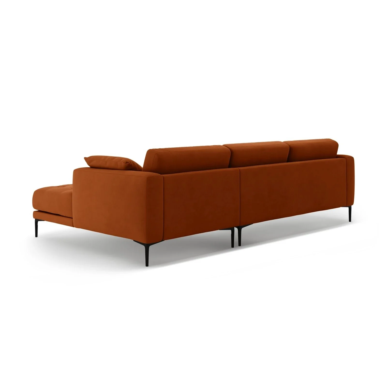 Bemy Ecksofa Rechts aus Samt oder Strukturstoff, 295x174 cm - Image 53
