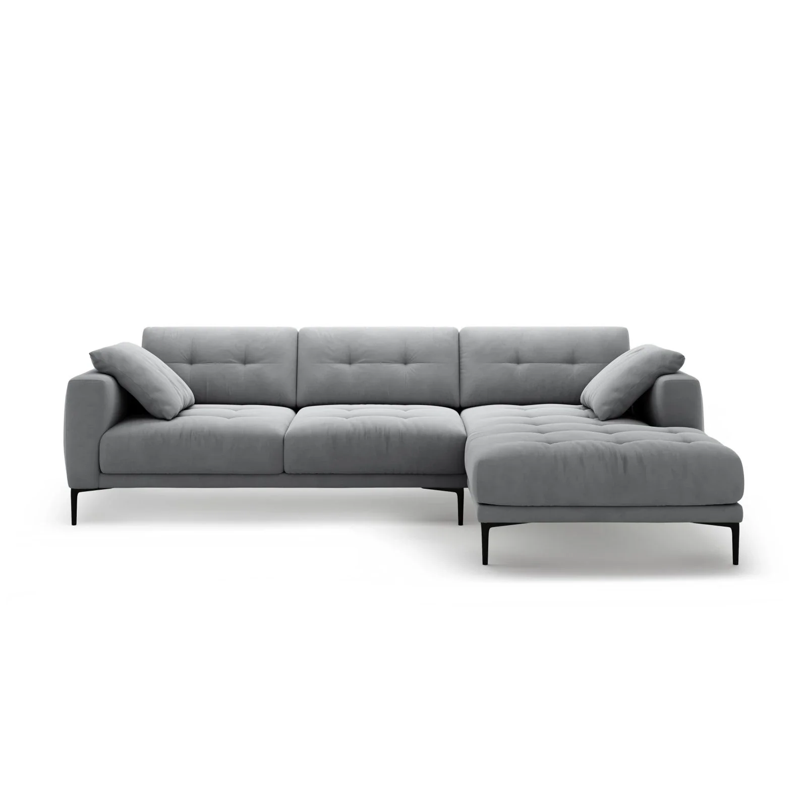 Bemy Ecksofa Rechts aus Samt oder Strukturstoff, 295x174 cm - Image 55