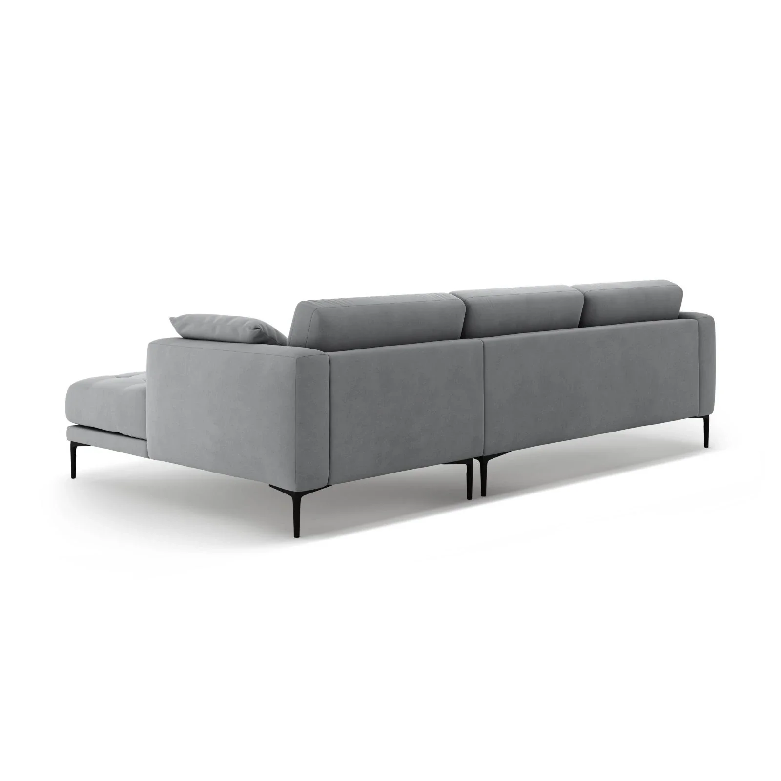 Bemy Ecksofa Rechts aus Samt oder Strukturstoff, 295x174 cm - Image 57