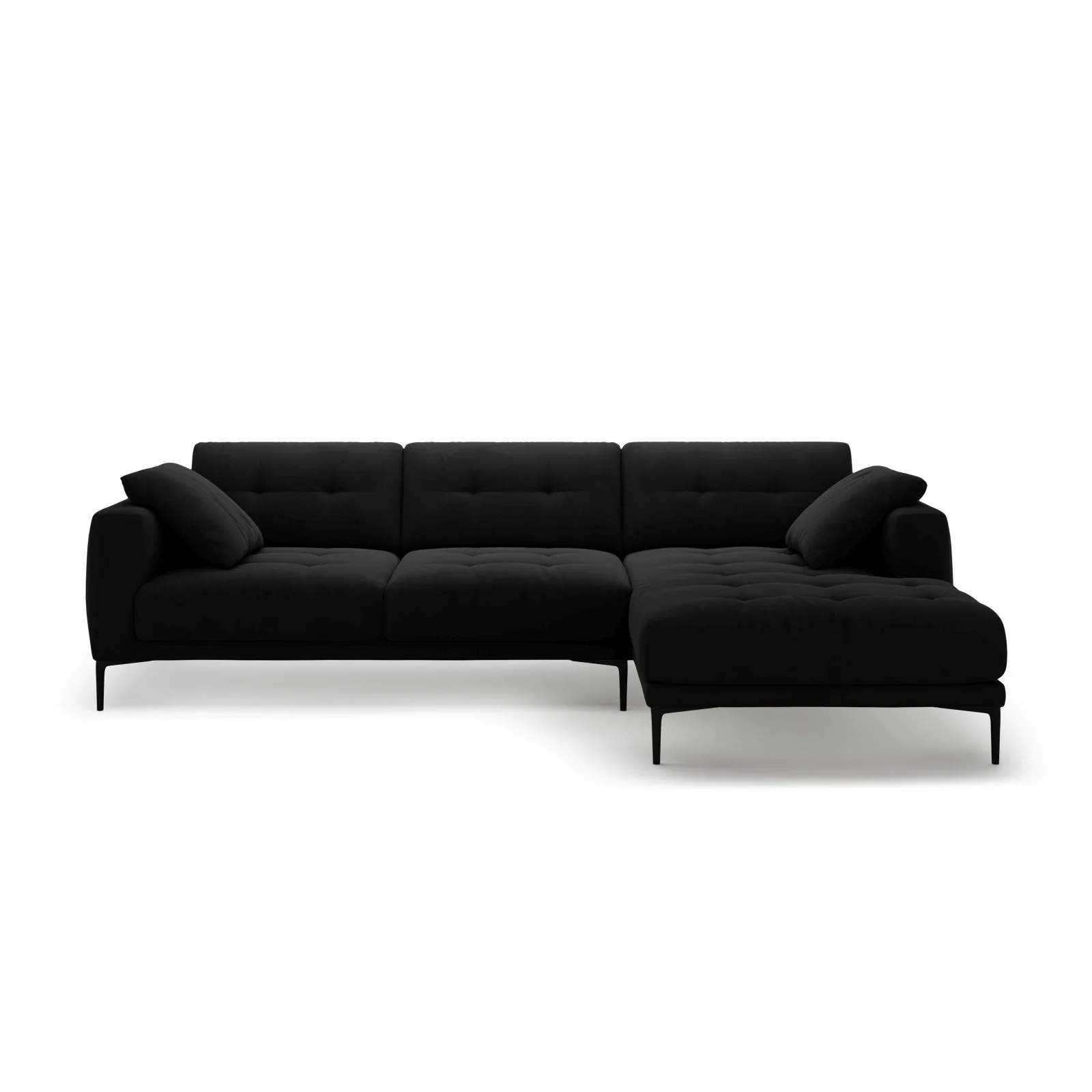 Bemy Ecksofa Rechts aus Samt oder Strukturstoff, 295x174 cm - Image 59