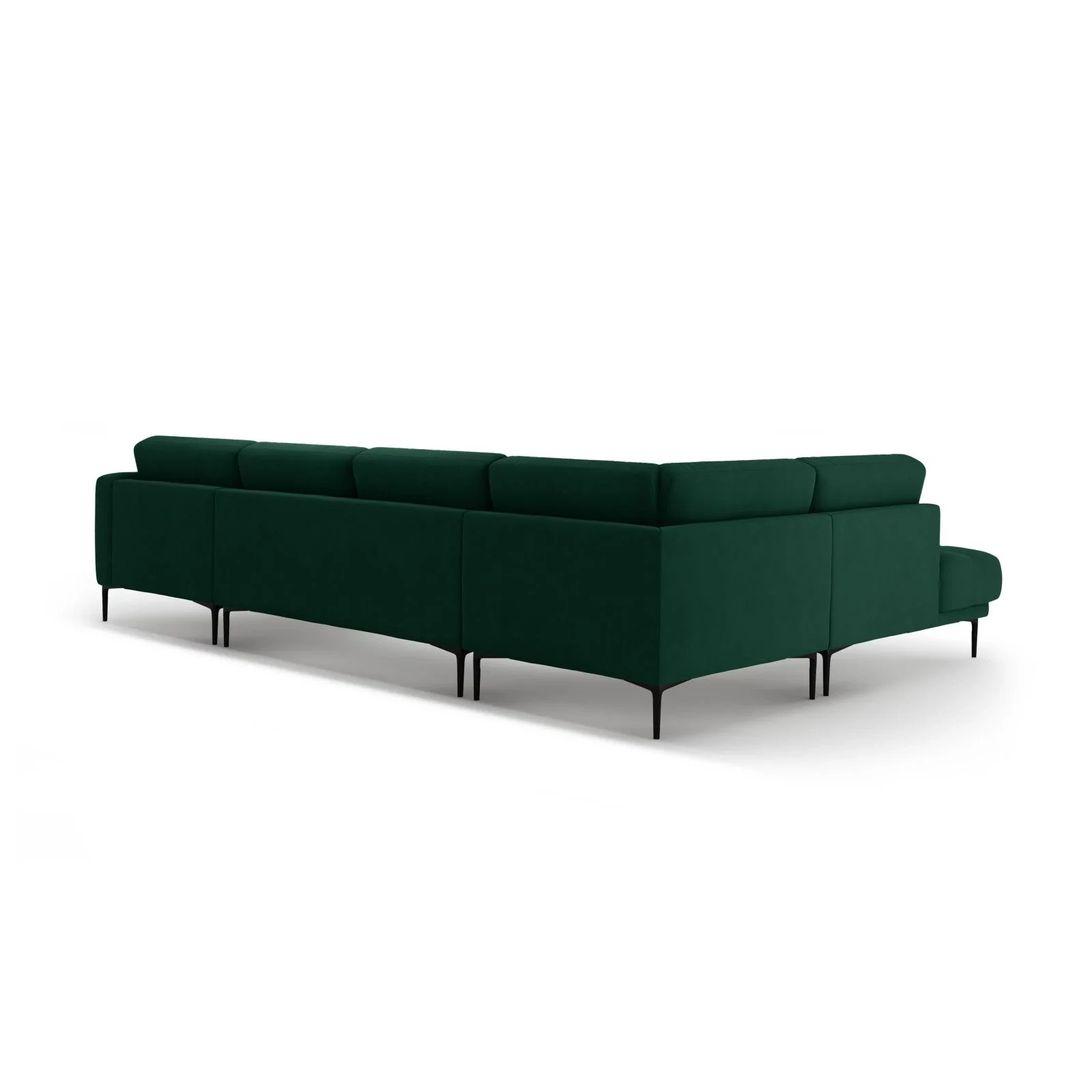Bemy Panorama-Ecksofa Links aus Samt oder Strukturstoff, 373x240 cm - Image 39