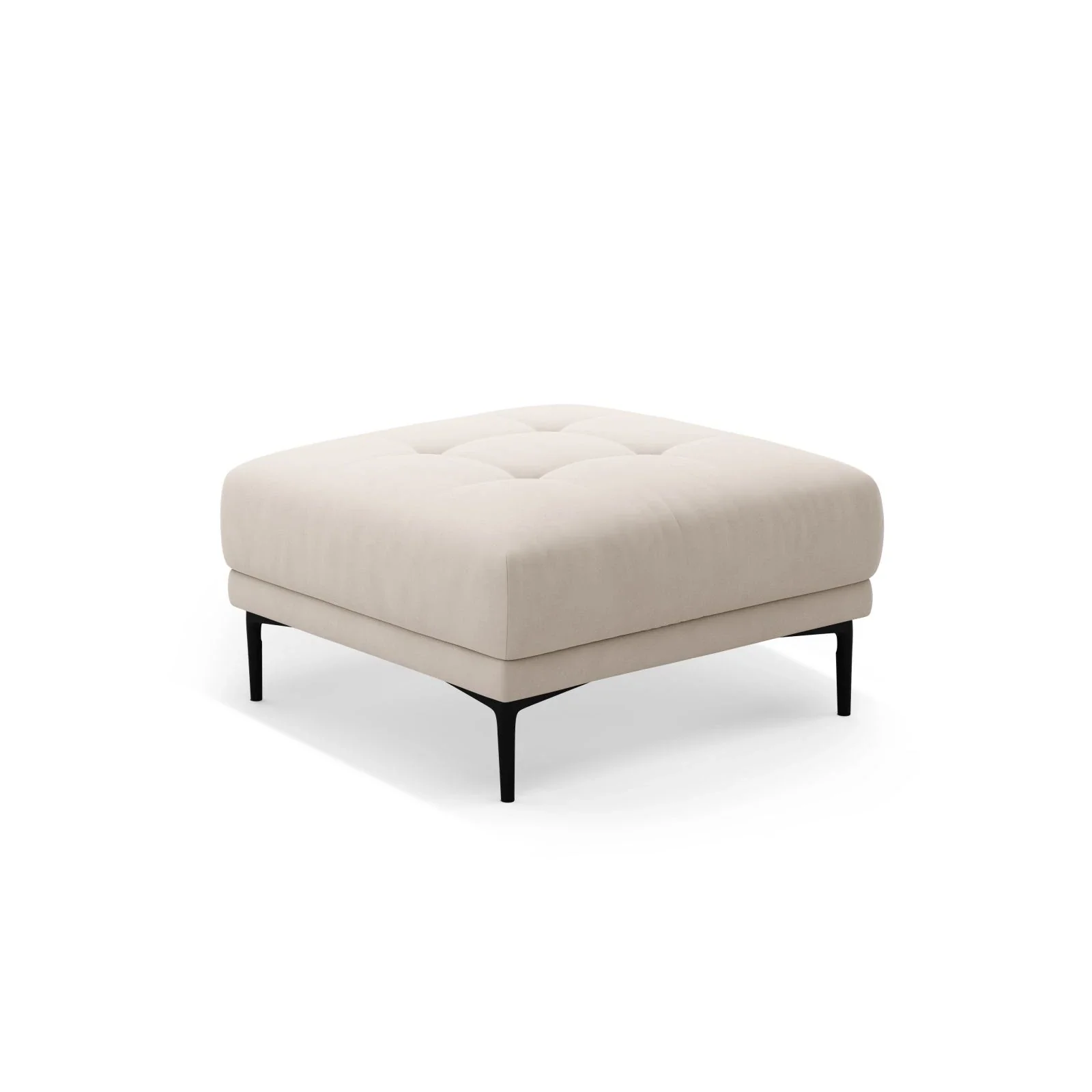Bemy Pouf aus Samt oder Strukturstoff, 85x85 cm - Image 20