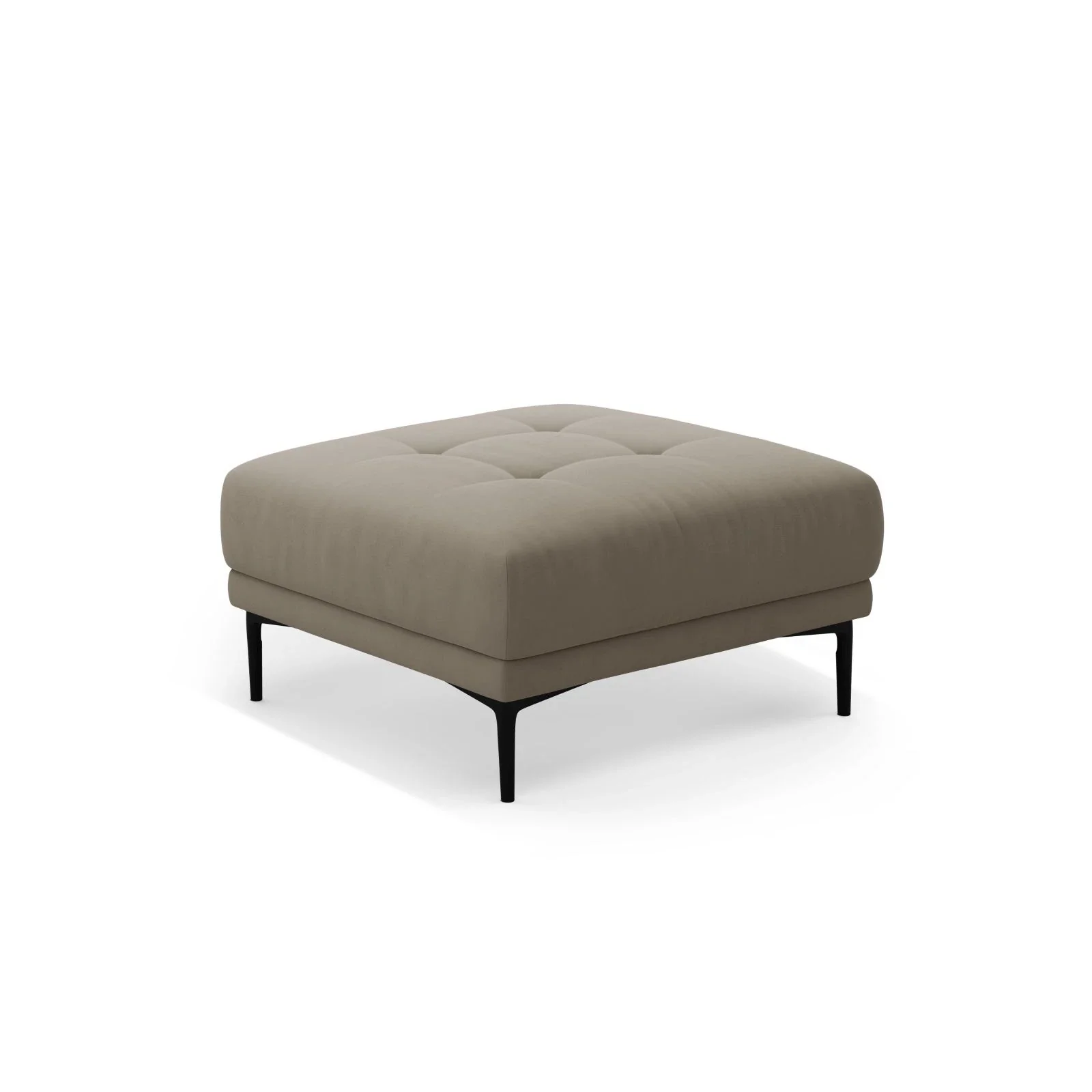 Bemy Pouf aus Samt oder Strukturstoff, 85x85 cm - Image 23