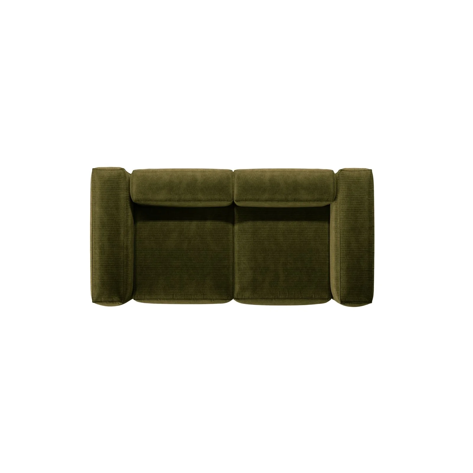 Bergamo 2-Sitzer Sofa aus Cord oder Strukturstoff, 224x108x70 cm - Image 13