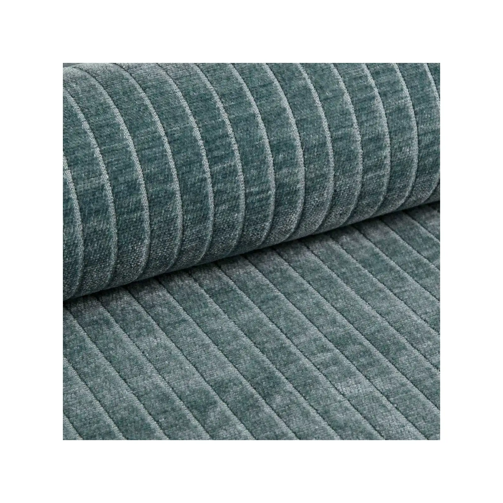 Bergamo 2-Sitzer Sofa aus Cord oder Strukturstoff, 224x108x70 cm - Image 21
