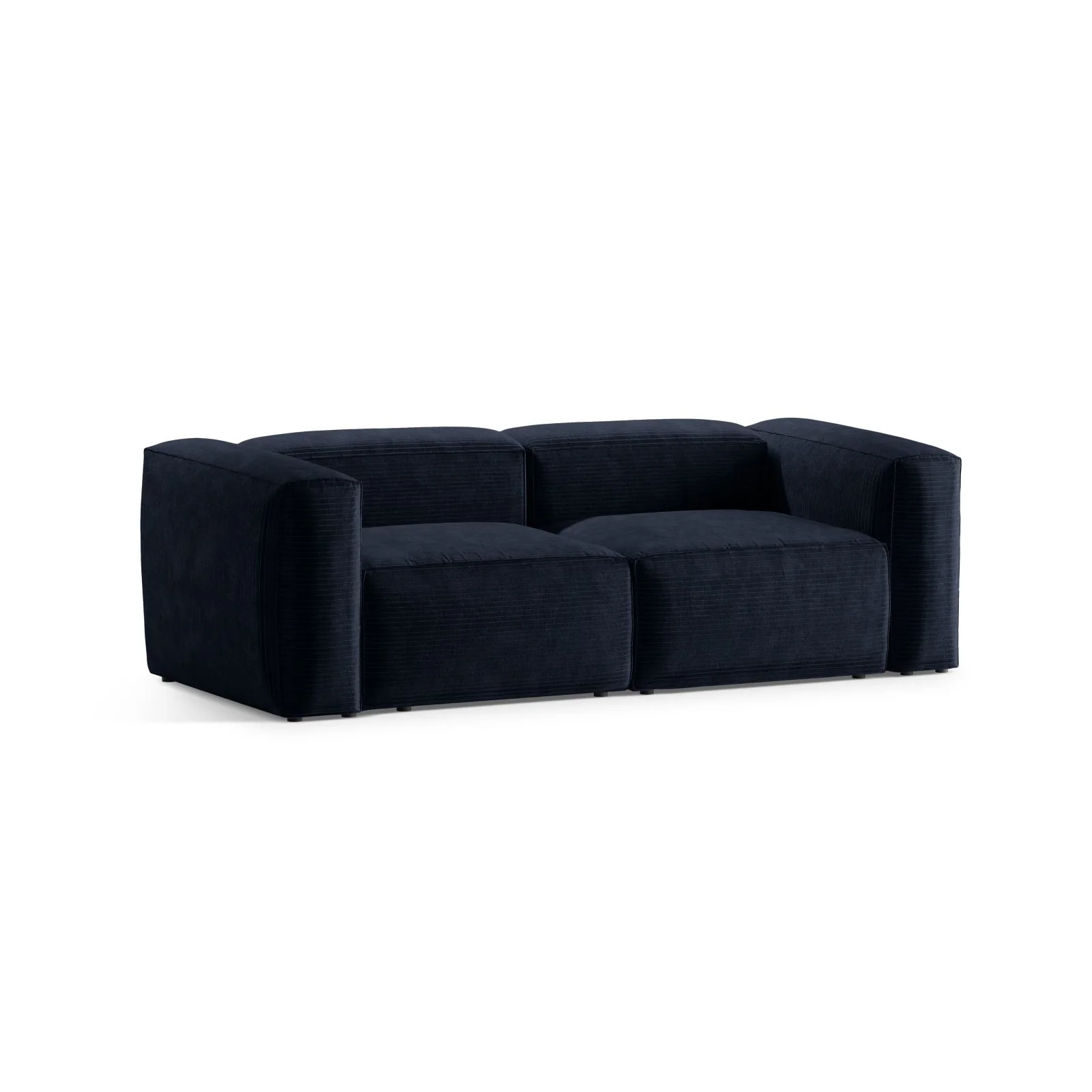 Bergamo 2-Sitzer Sofa aus Cord oder Strukturstoff, 224x108x70 cm - Image 25