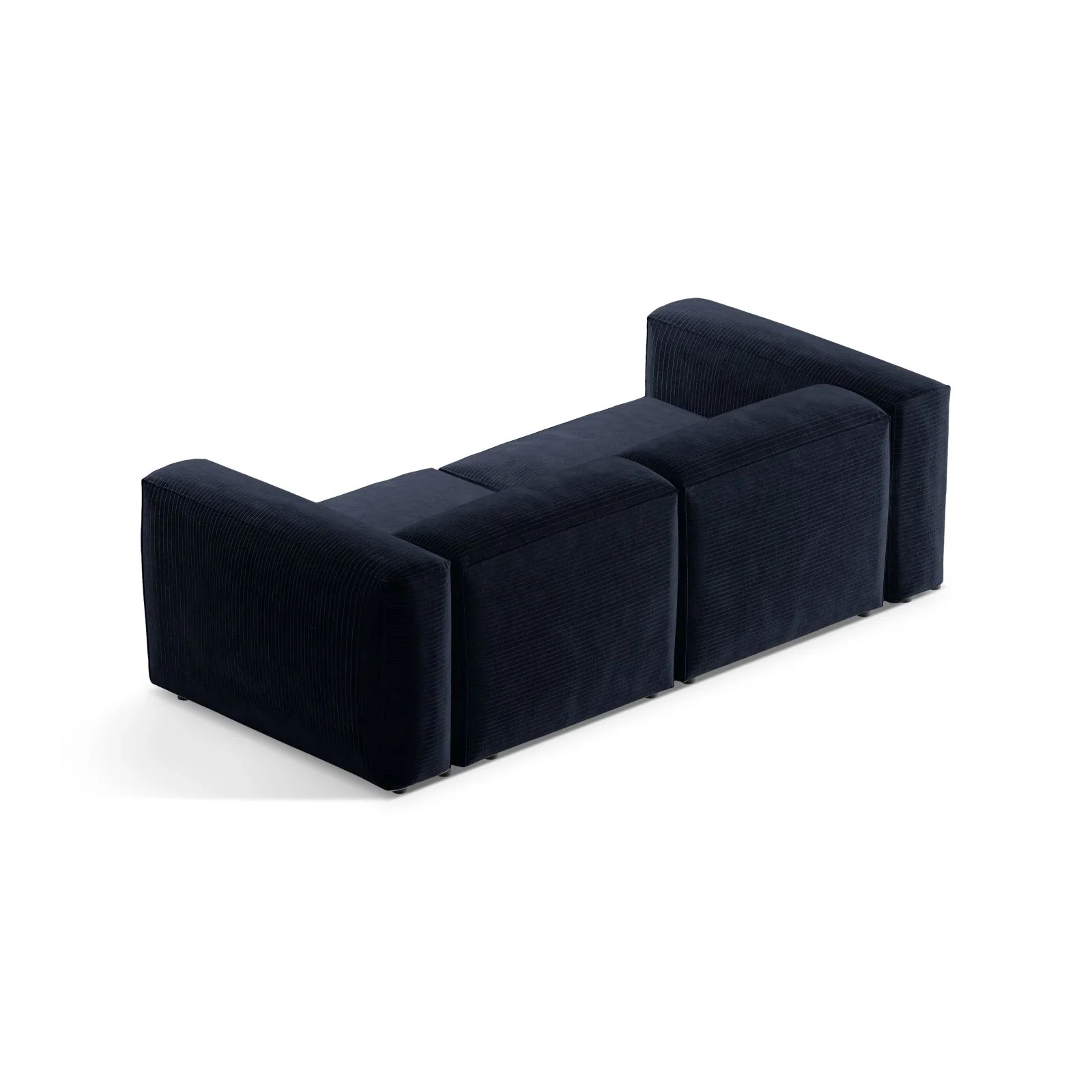 Bergamo 2-Sitzer Sofa aus Cord oder Strukturstoff, 224x108x70 cm - Image 26