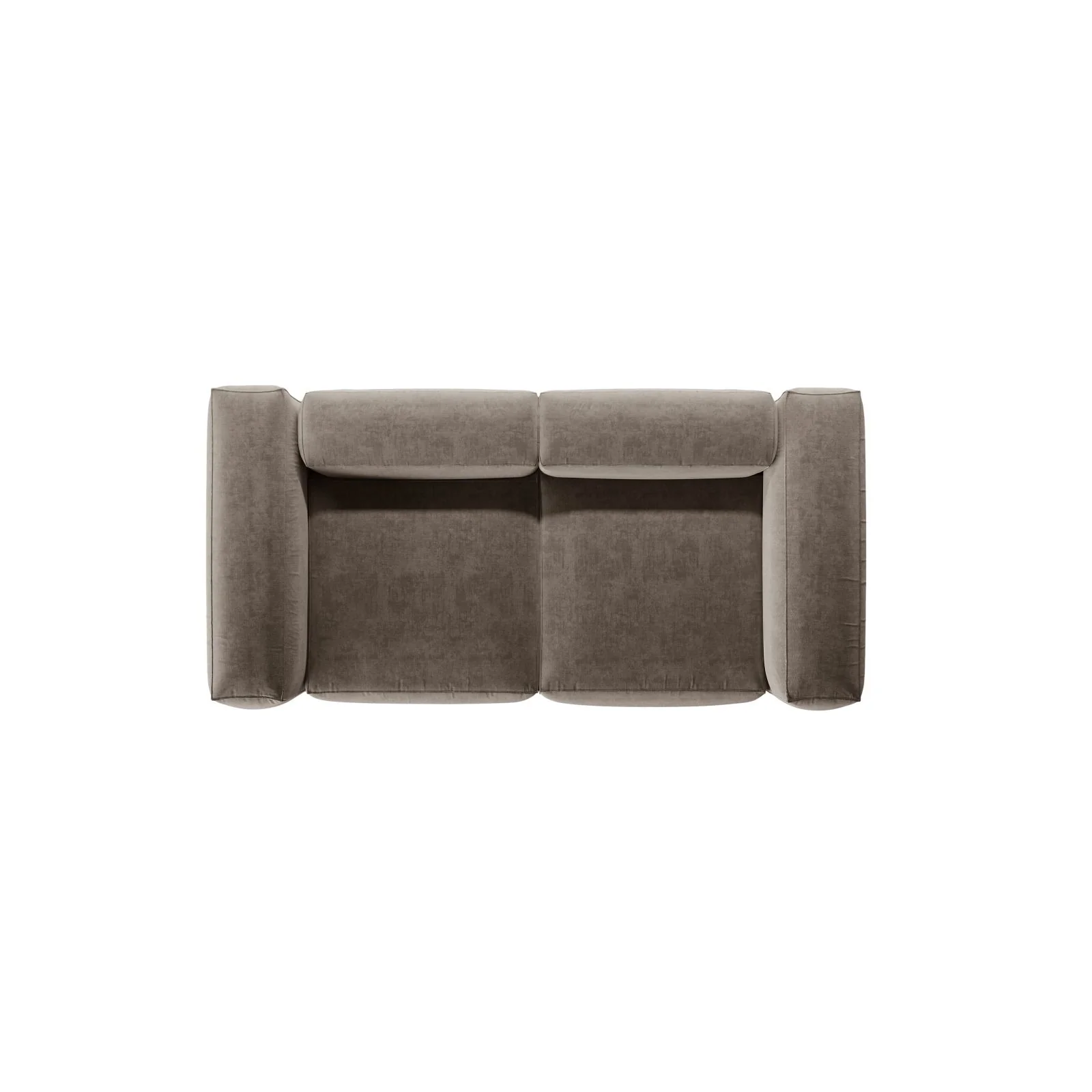 Bergamo 2-Sitzer Sofa aus Cord oder Strukturstoff, 224x108x70 cm - Image 55