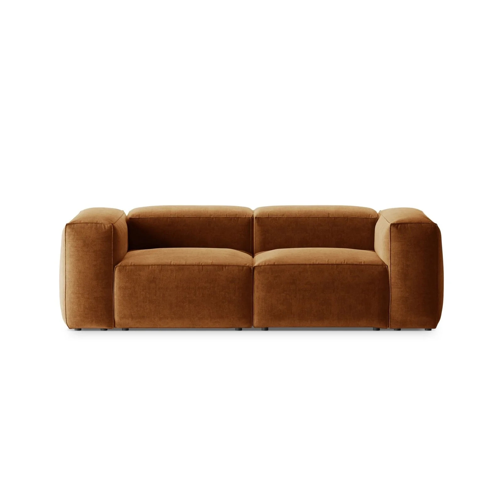 Bergamo 2-Sitzer Sofa aus Cord oder Strukturstoff, 224x108x70 cm - Image 57
