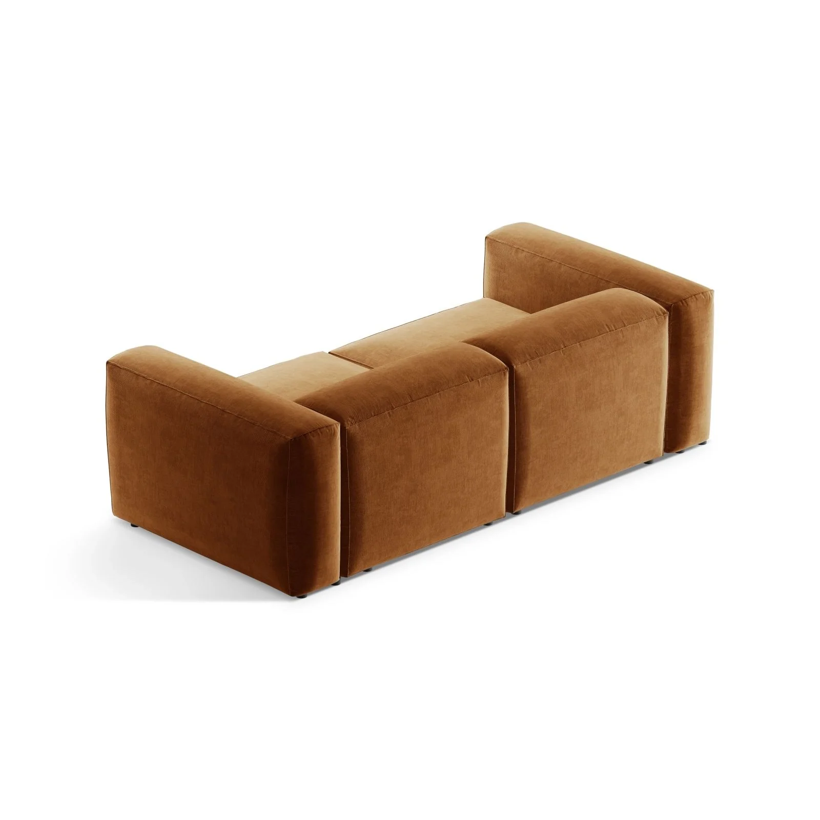 Bergamo 2-Sitzer Sofa aus Cord oder Strukturstoff, 224x108x70 cm - Image 61