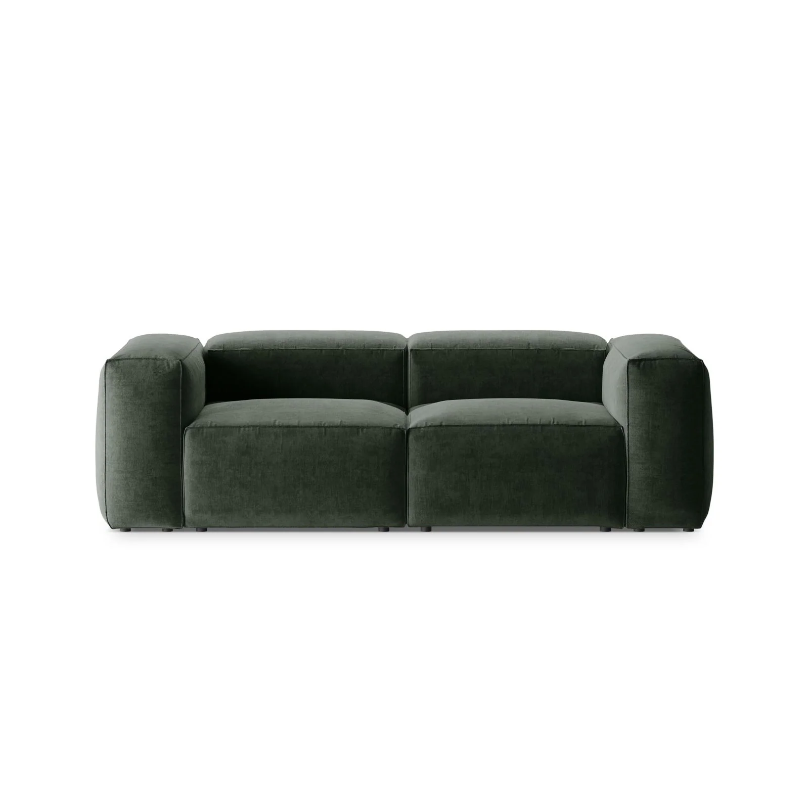 Bergamo 2-Sitzer Sofa aus Cord oder Strukturstoff, 224x108x70 cm - Image 64