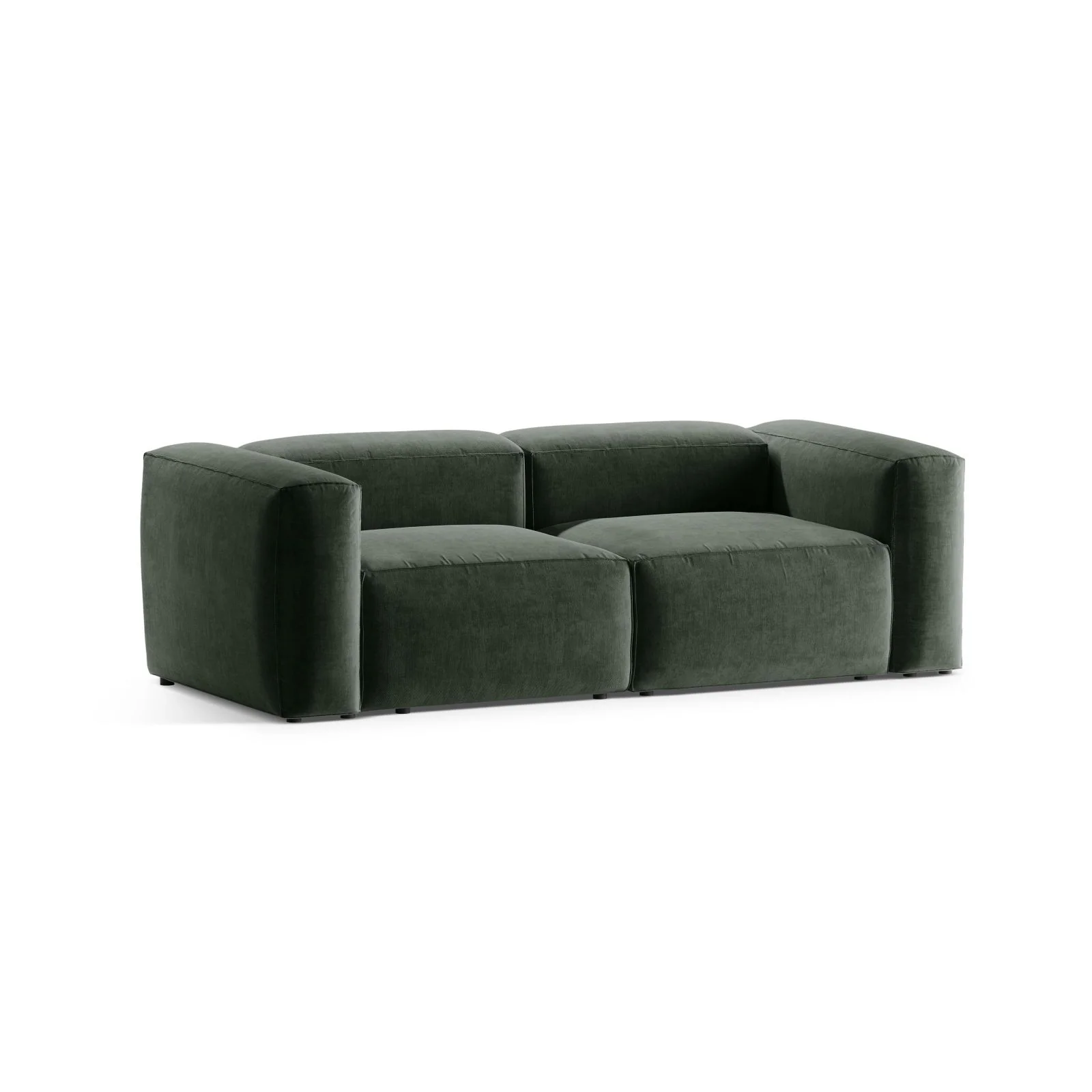 Bergamo 2-Sitzer Sofa aus Cord oder Strukturstoff, 224x108x70 cm - Image 67
