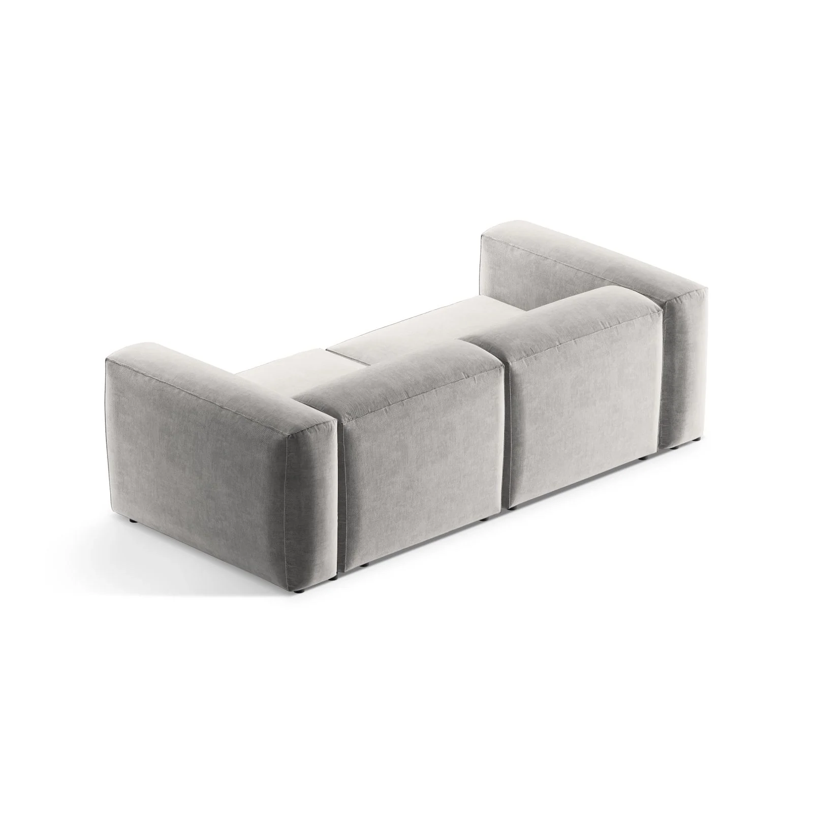 Bergamo 2-Sitzer Sofa aus Cord oder Strukturstoff, 224x108x70 cm - Image 75