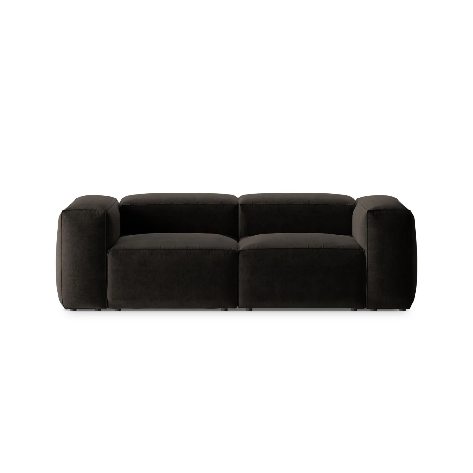 Bergamo 2-Sitzer Sofa aus Cord oder Strukturstoff, 224x108x70 cm - Image 78