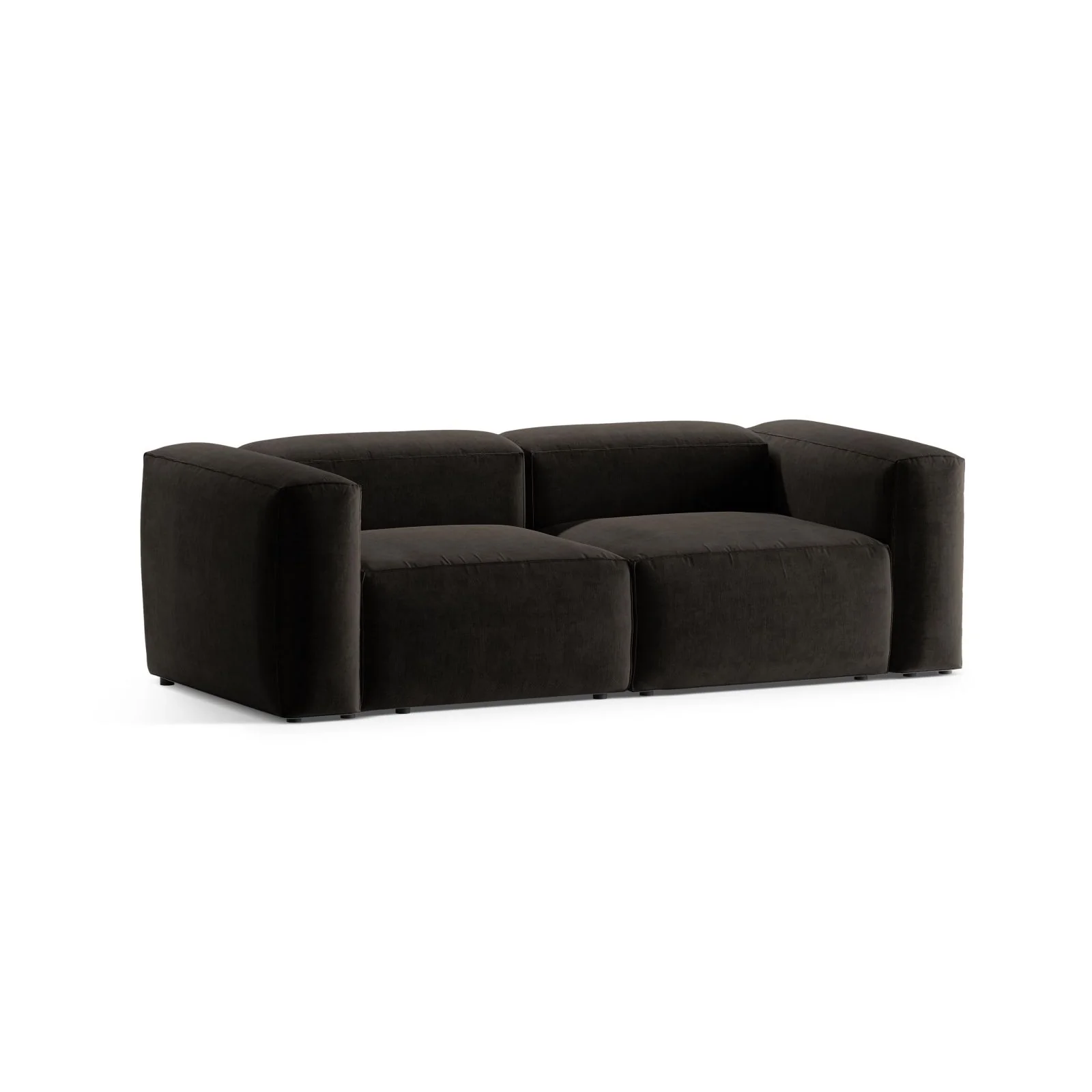 Bergamo 2-Sitzer Sofa aus Cord oder Strukturstoff, 224x108x70 cm - Image 81