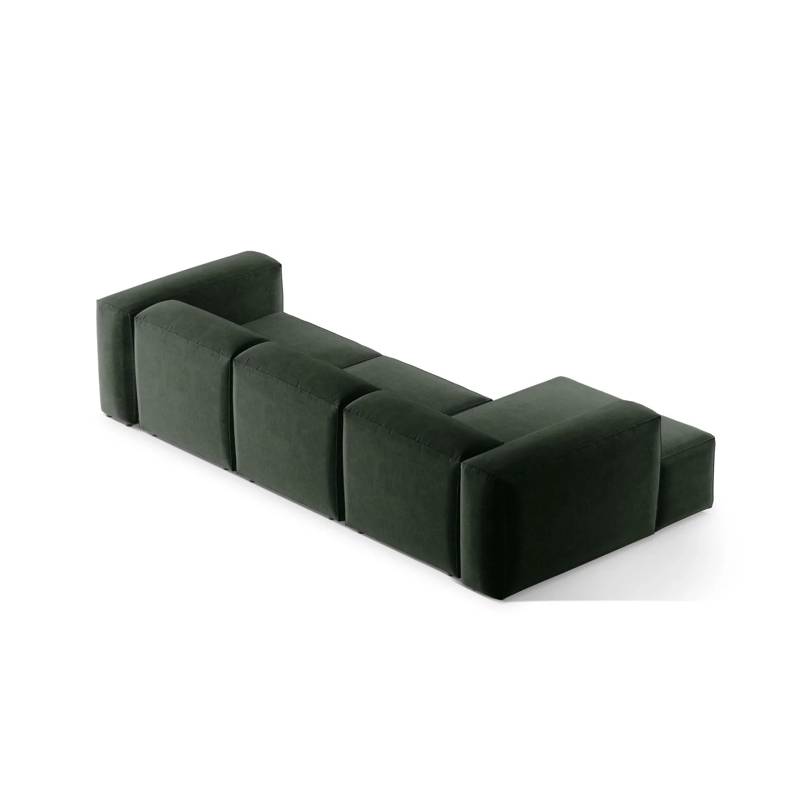 Bergamo 3-Sitzer Ecksofa, Linke Seite, aus Cord oder Strukturstoff, 304x152x70 cm - Image 68