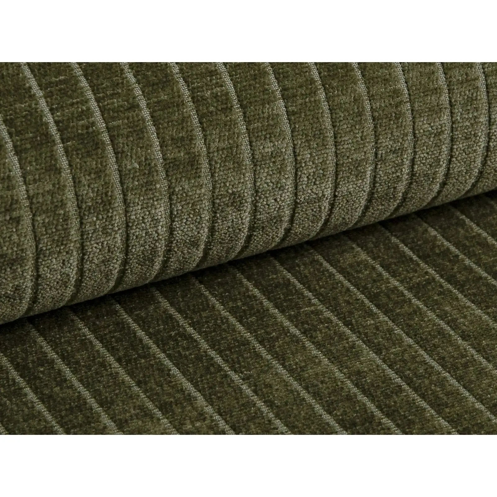 Bergamo 3-Sitzer Ecksofa, Rechte Seite, aus Cord oder Strukturstoff, 304x152x70 cm - Image 14