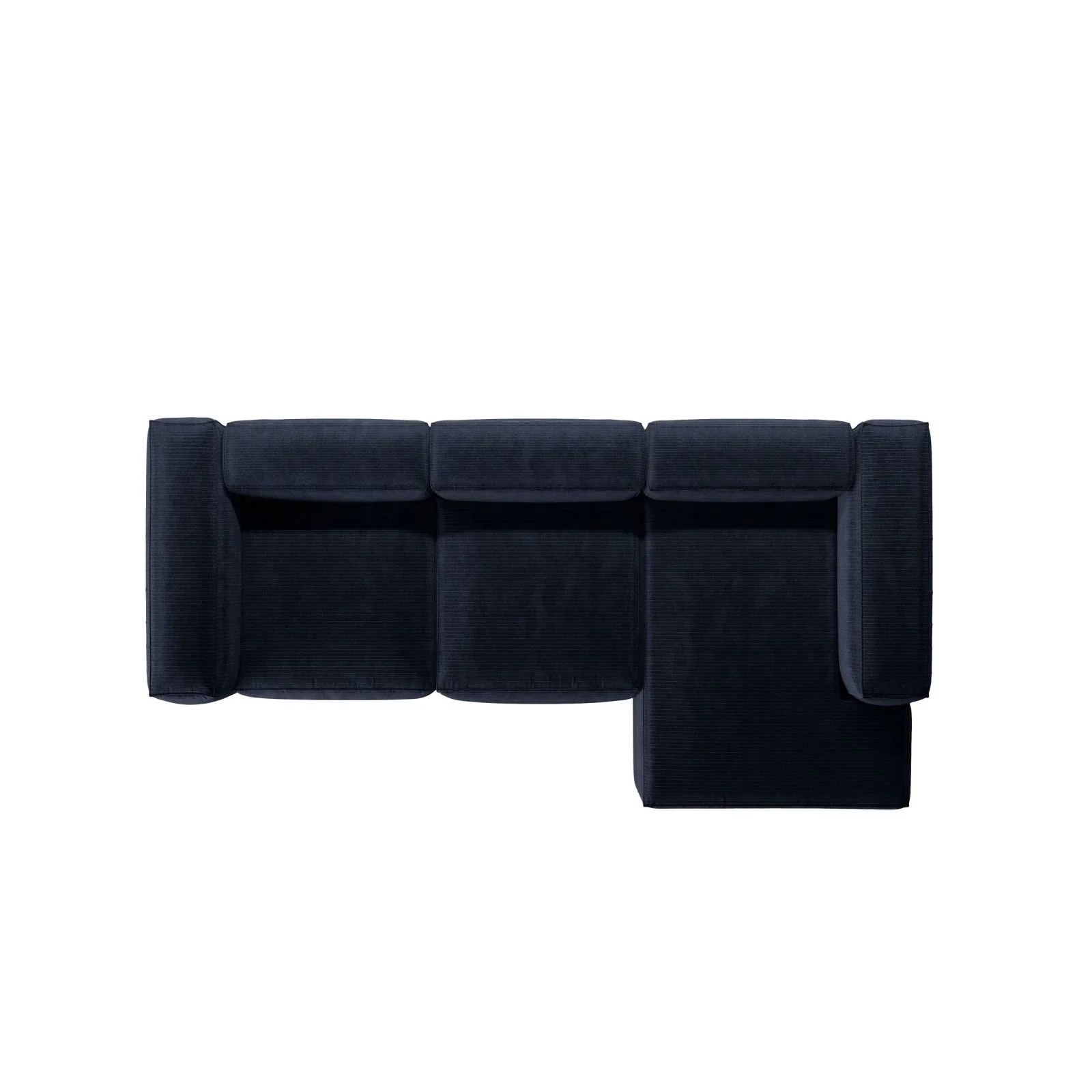 Bergamo 3-Sitzer Ecksofa, Rechte Seite, aus Cord oder Strukturstoff, 304x152x70 cm - Image 27