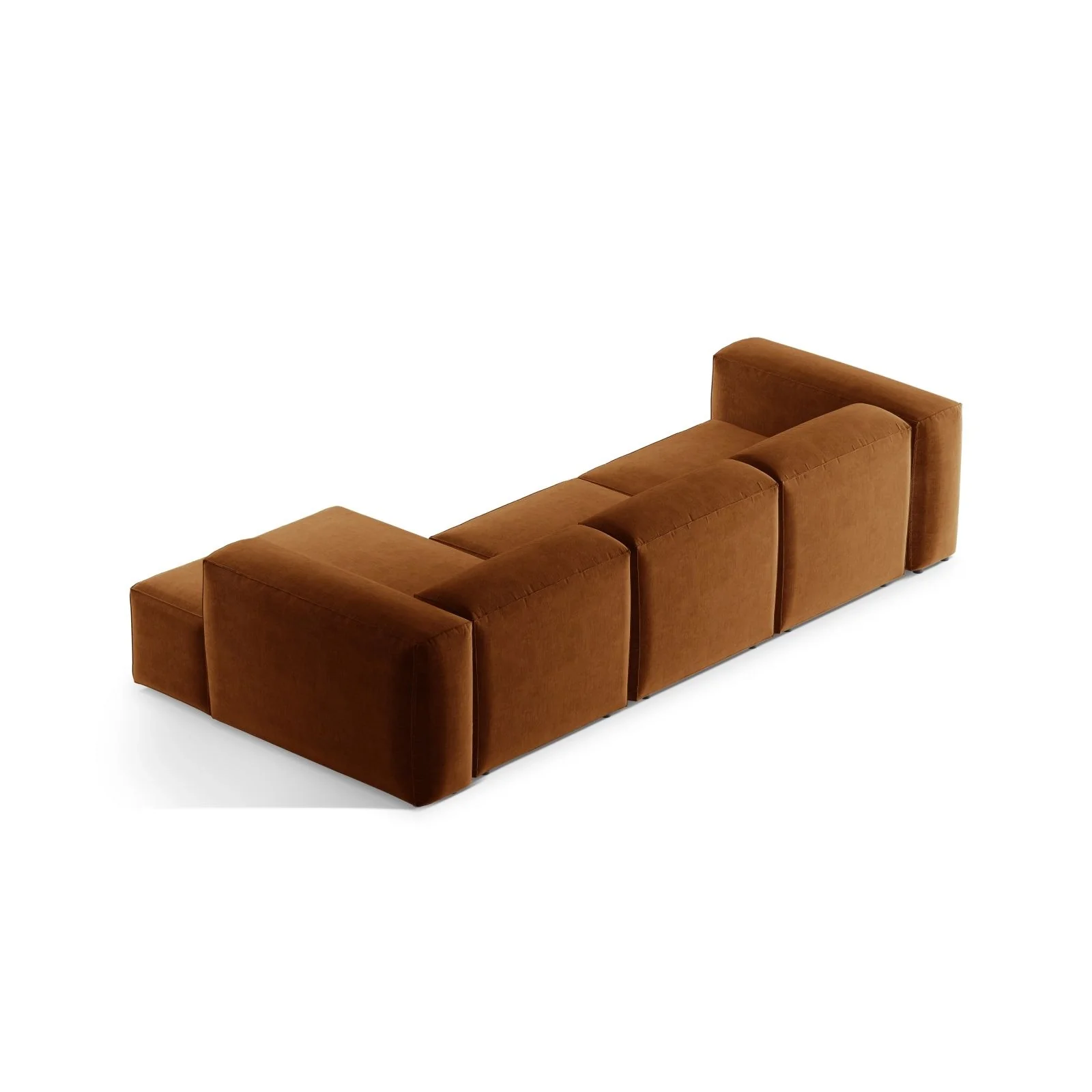 Bergamo 3-Sitzer Ecksofa, Rechte Seite, aus Cord oder Strukturstoff, 304x152x70 cm - Image 61