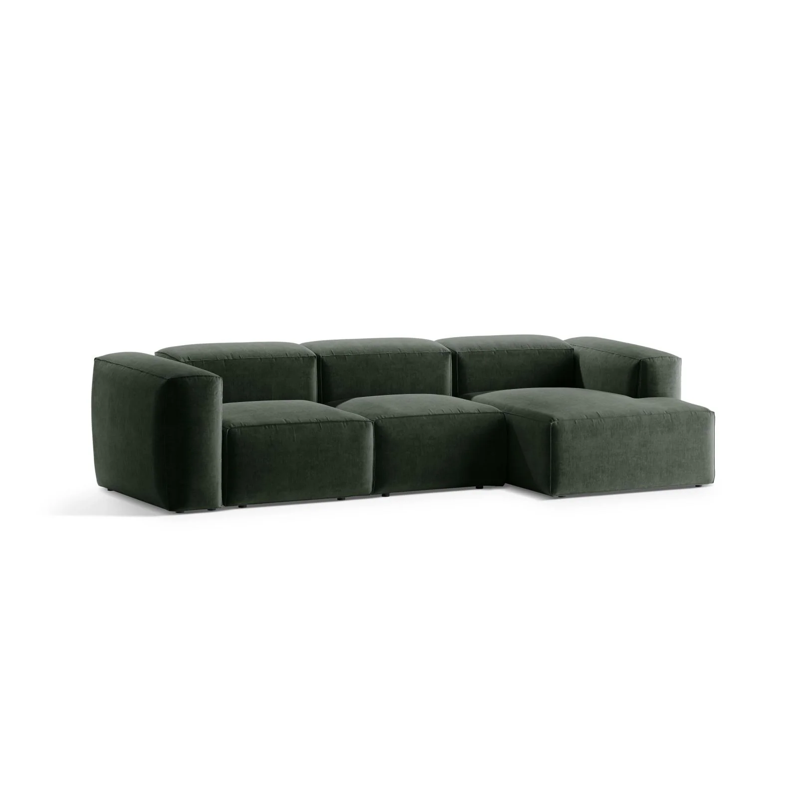 Bergamo 3-Sitzer Ecksofa, Rechte Seite, aus Cord oder Strukturstoff, 304x152x70 cm - Image 67