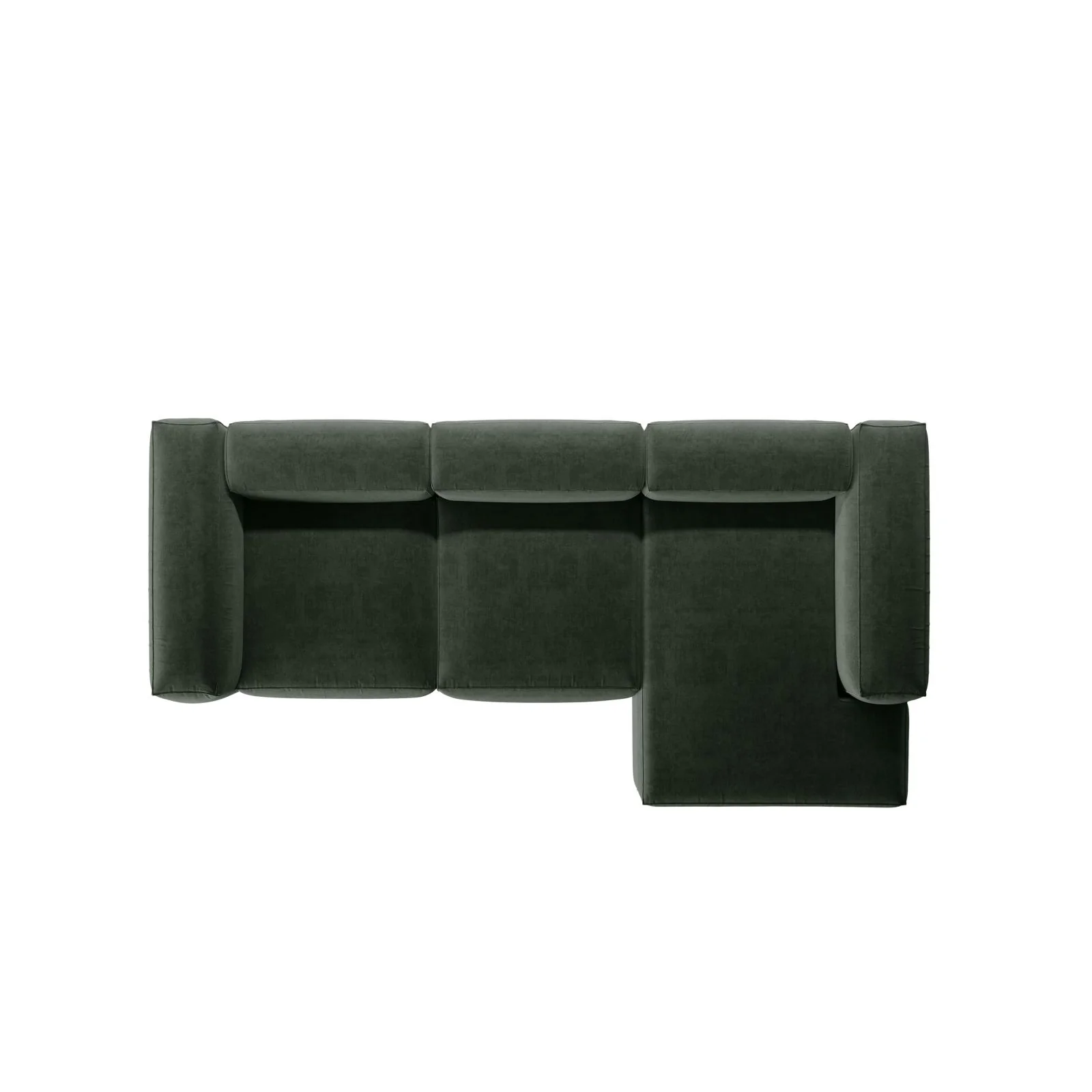 Bergamo 3-Sitzer Ecksofa, Rechte Seite, aus Cord oder Strukturstoff, 304x152x70 cm - Image 69
