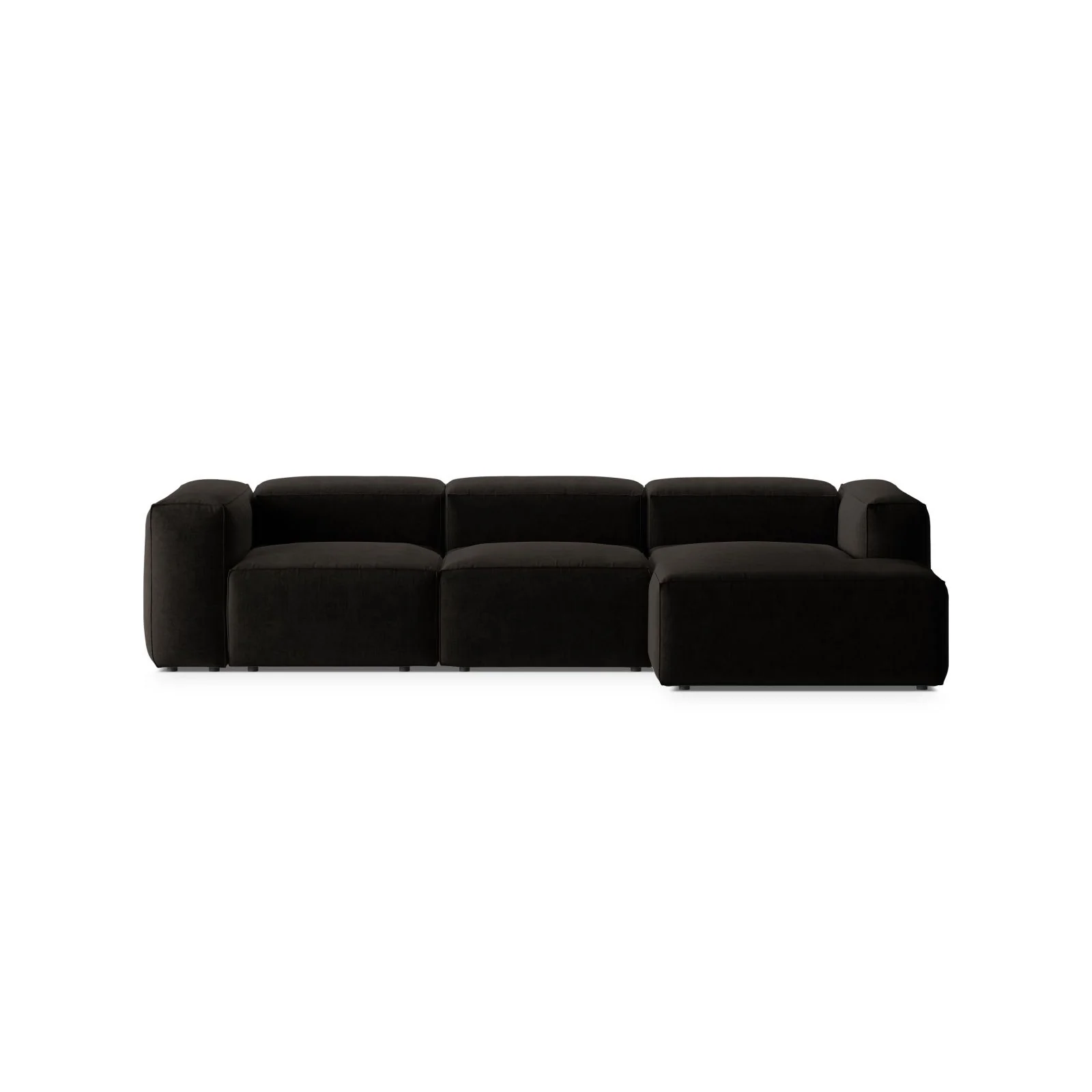 Bergamo 3-Sitzer Ecksofa, Rechte Seite, aus Cord oder Strukturstoff, 304x152x70 cm - Image 78