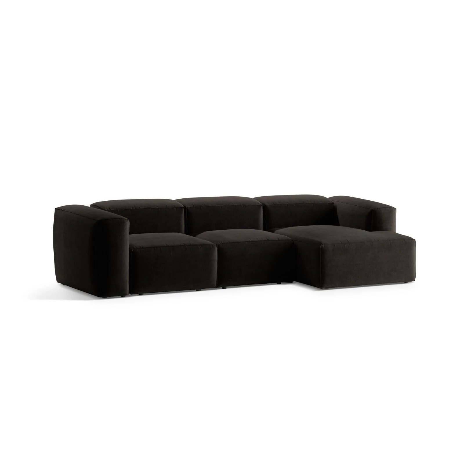 Bergamo 3-Sitzer Ecksofa, Rechte Seite, aus Cord oder Strukturstoff, 304x152x70 cm - Image 81