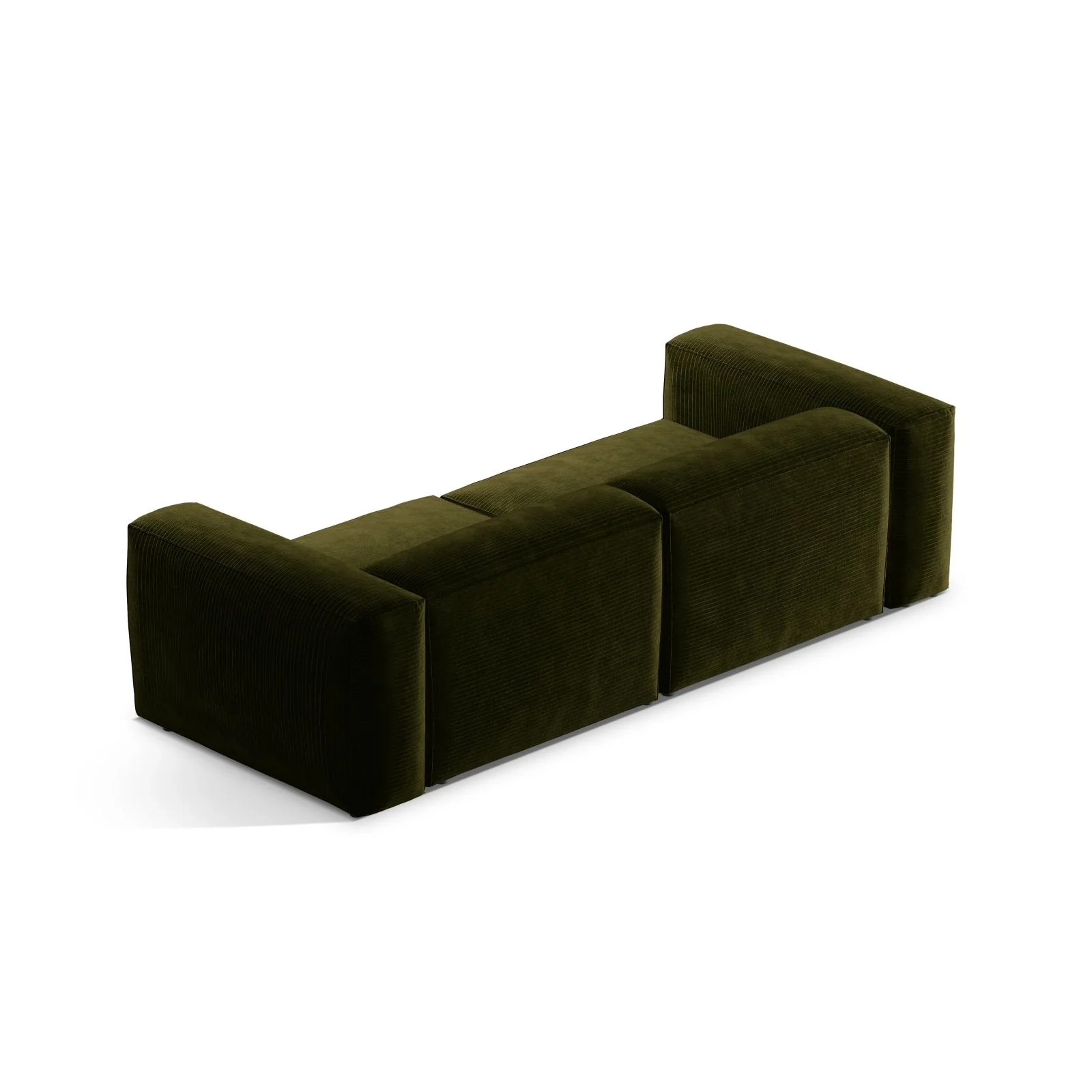 Bergamo 3-Sitzer Sofa aus Cord oder Strukturstoff, 264x108x70 cm - Image 12