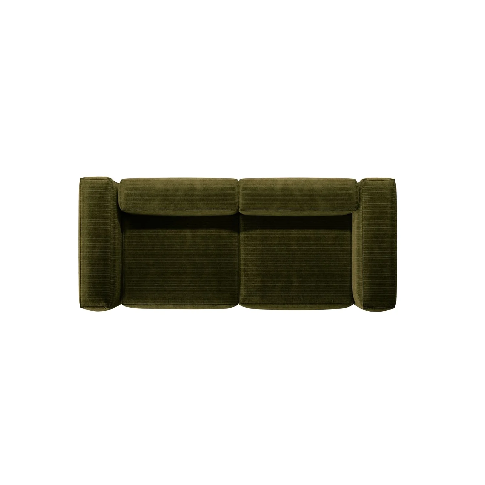Bergamo 3-Sitzer Sofa aus Cord oder Strukturstoff, 264x108x70 cm - Image 13