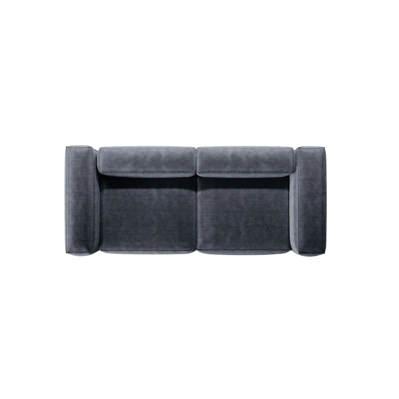 Bergamo 3-Sitzer Sofa aus Cord oder Strukturstoff, 264x108x70 cm - Image 20