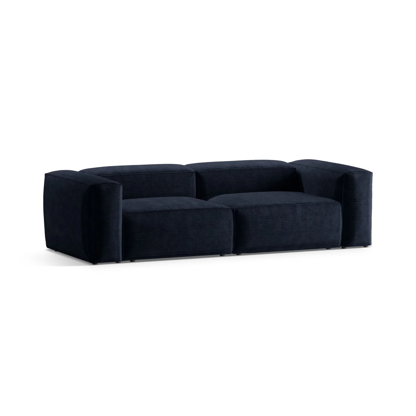 Bergamo 3-Sitzer Sofa aus Cord oder Strukturstoff, 264x108x70 cm - Image 25