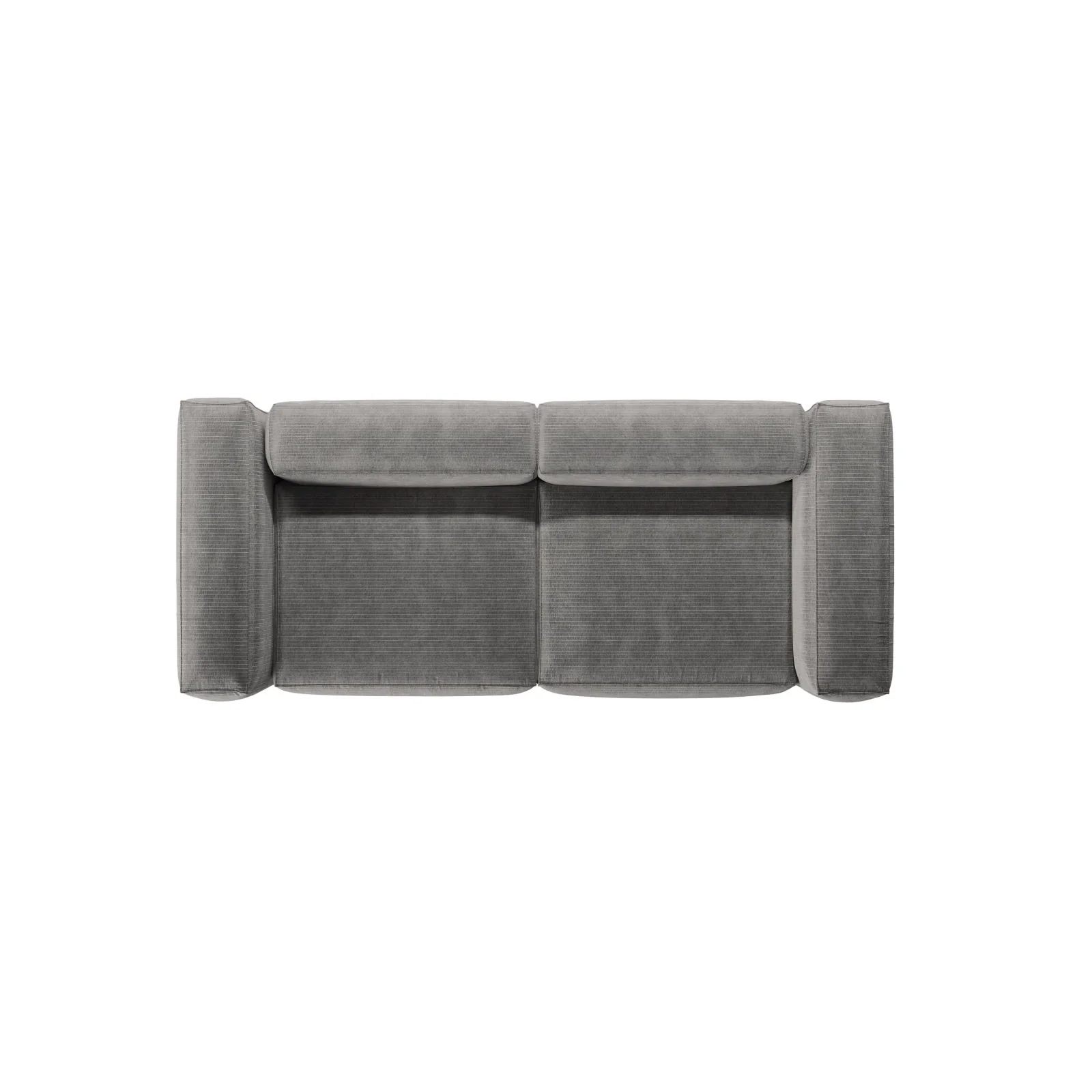Bergamo 3-Sitzer Sofa aus Cord oder Strukturstoff, 264x108x70 cm - Image 34