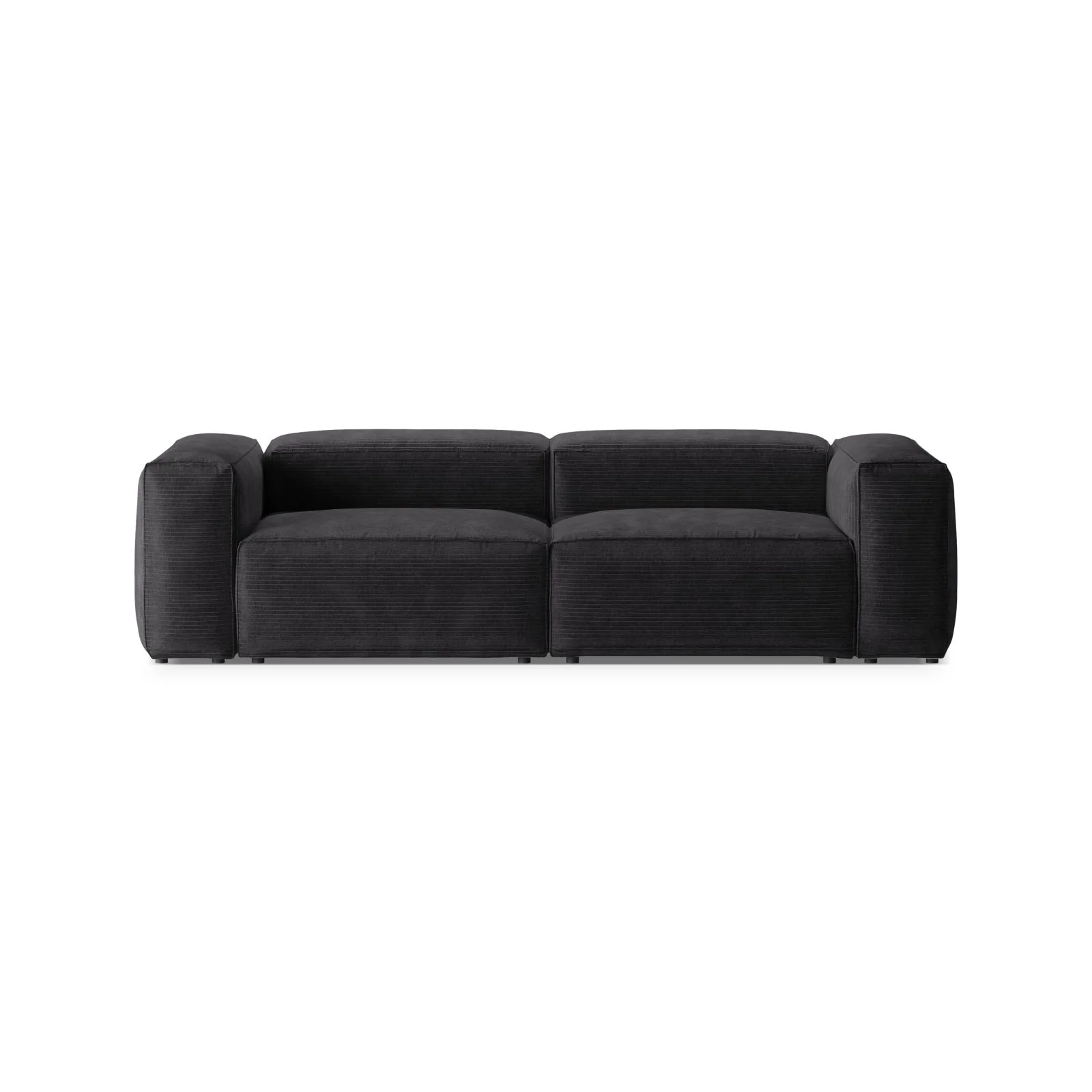 Bergamo 3-Sitzer Sofa aus Cord oder Strukturstoff, 264x108x70 cm - Image 36