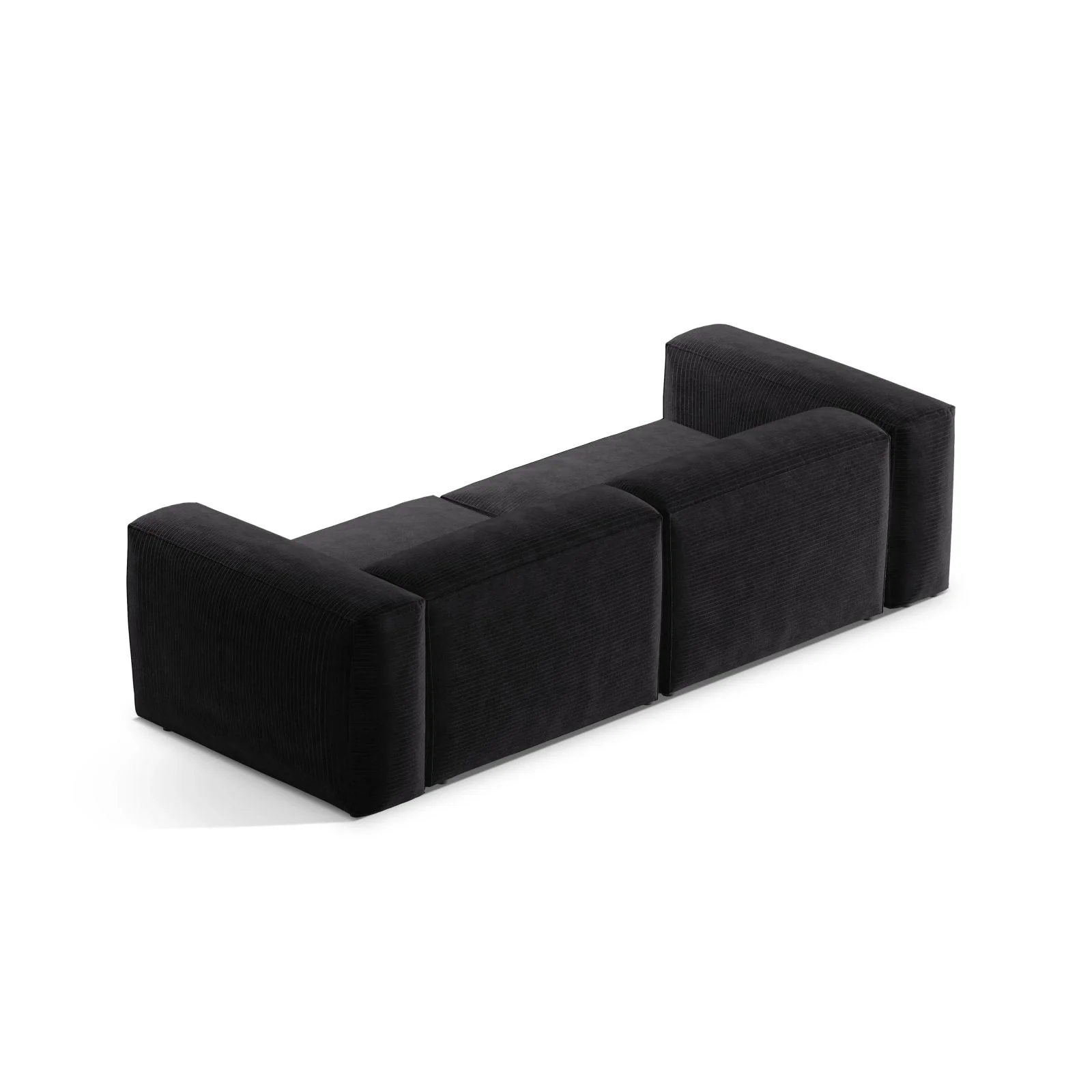 Bergamo 3-Sitzer Sofa aus Cord oder Strukturstoff, 264x108x70 cm - Image 40