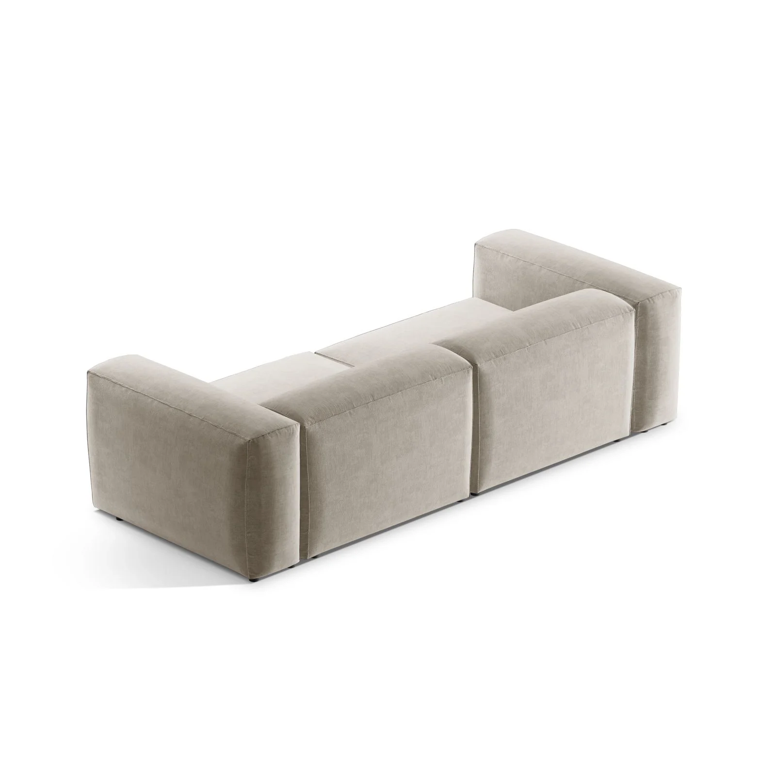 Bergamo 3-Sitzer Sofa aus Cord oder Strukturstoff, 264x108x70 cm - Image 47