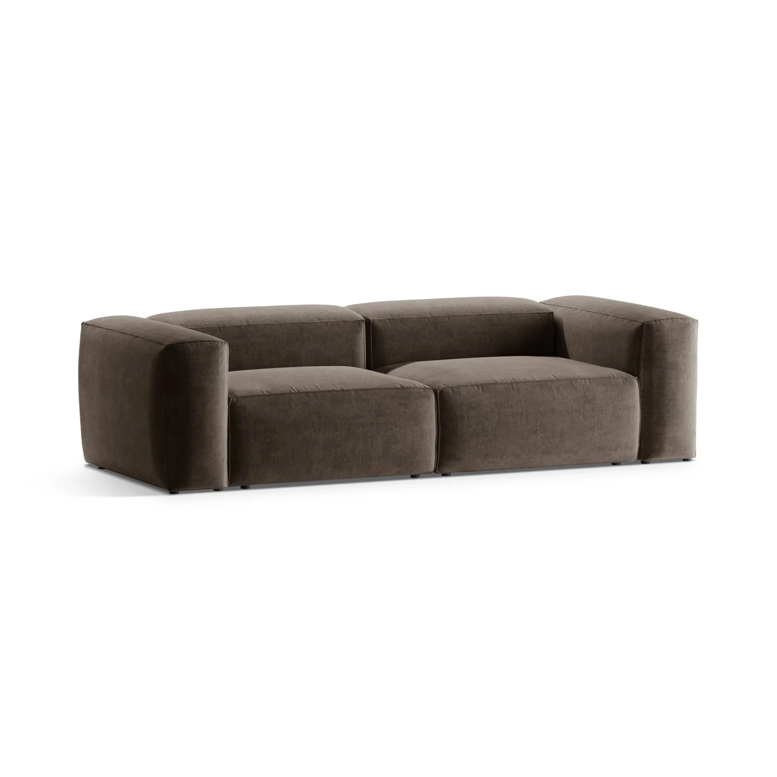 Bergamo 3-Sitzer Sofa aus Cord oder Strukturstoff, 264x108x70 cm - Image 53