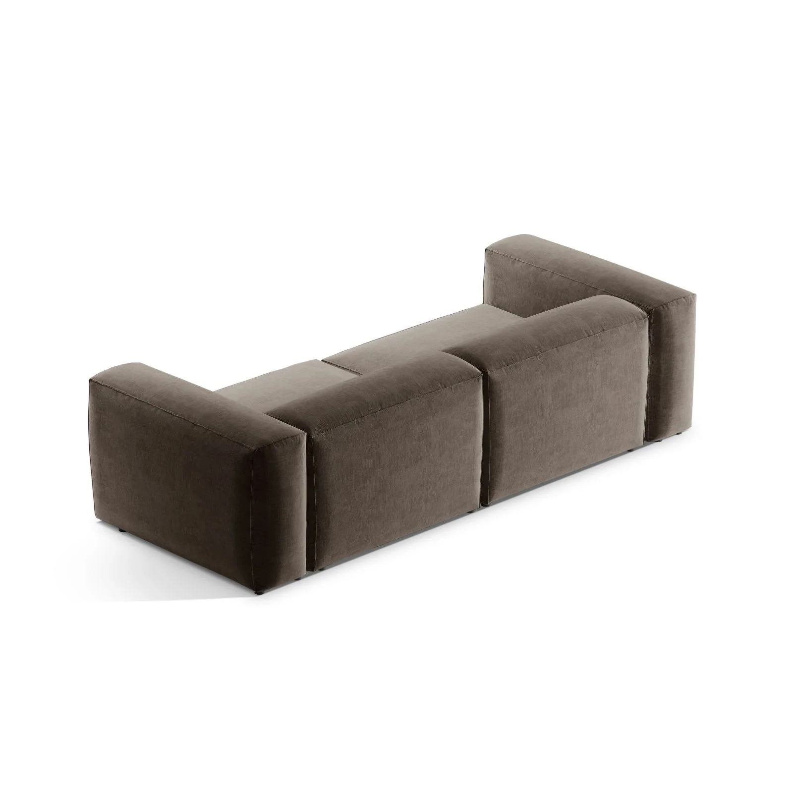 Bergamo 3-Sitzer Sofa aus Cord oder Strukturstoff, 264x108x70 cm - Image 54