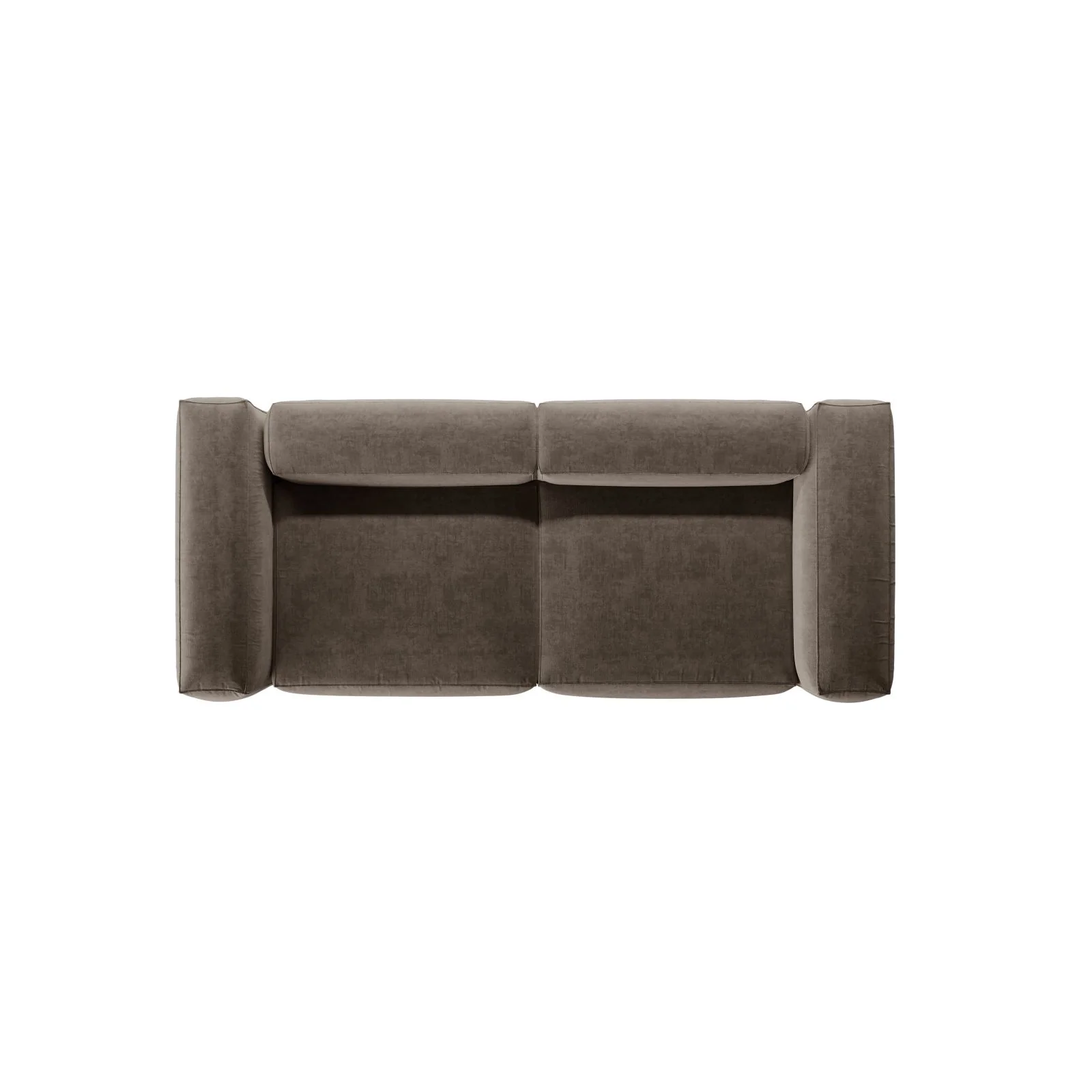 Bergamo 3-Sitzer Sofa aus Cord oder Strukturstoff, 264x108x70 cm - Image 55