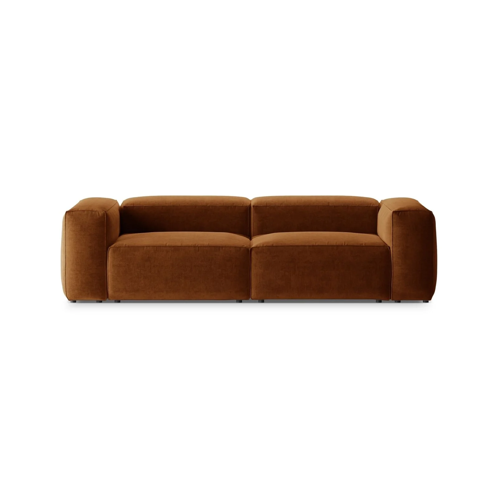 Bergamo 3-Sitzer Sofa aus Cord oder Strukturstoff, 264x108x70 cm - Image 57