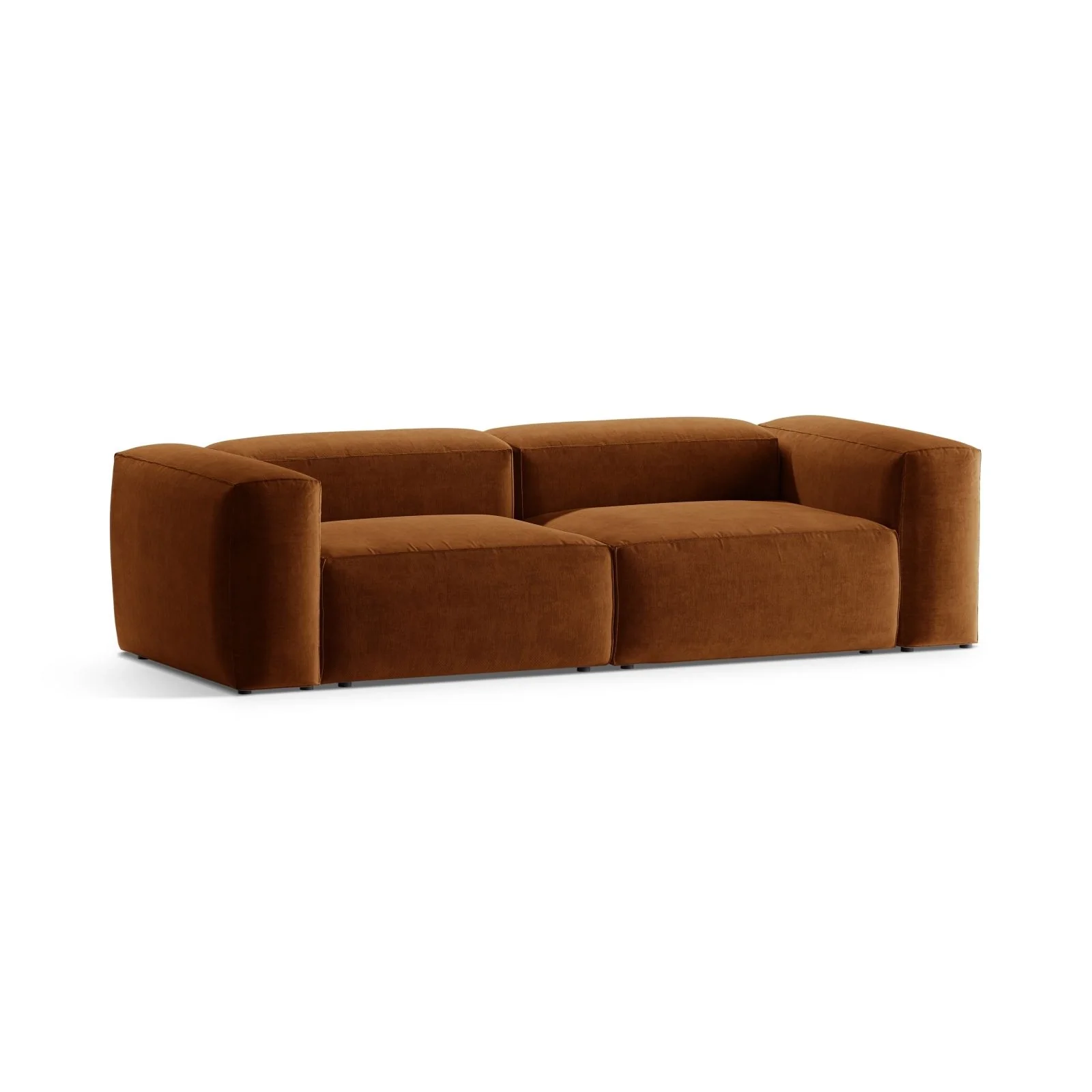 Bergamo 3-Sitzer Sofa aus Cord oder Strukturstoff, 264x108x70 cm - Image 60